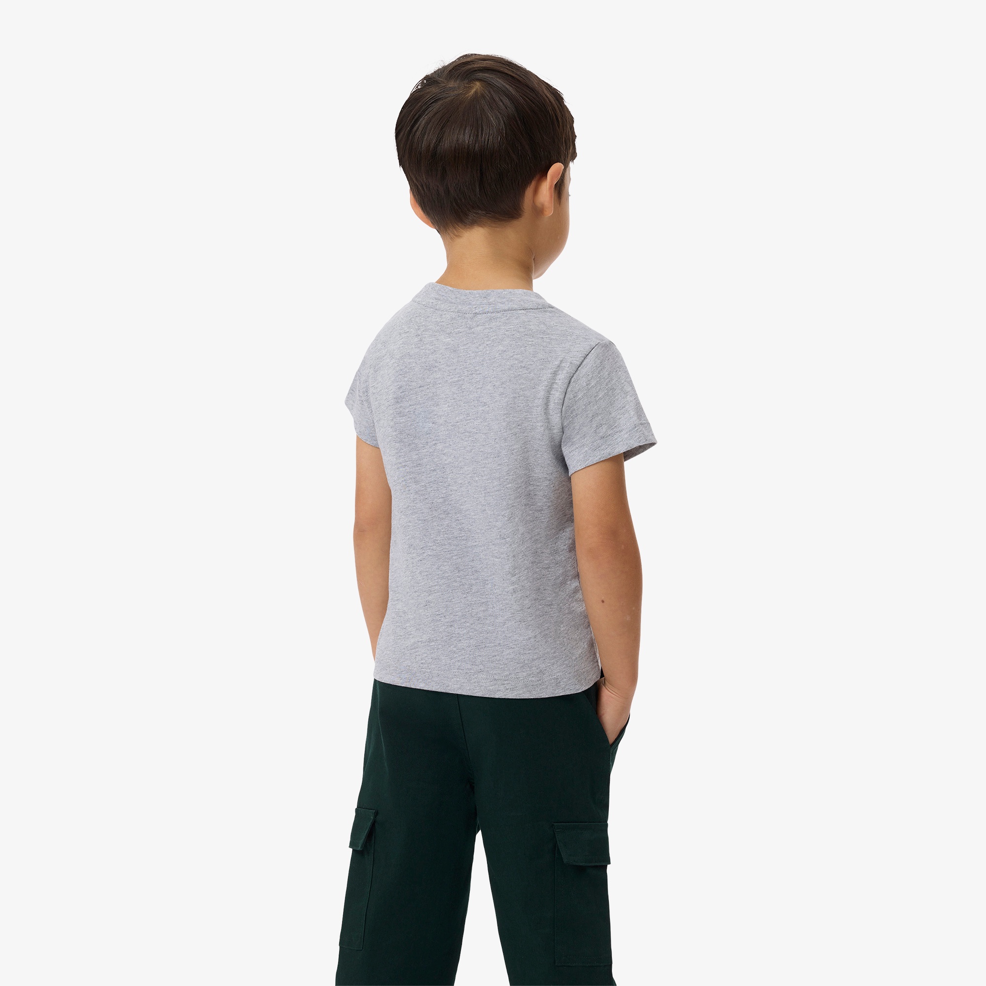 JUNIOR ベーシックワニロゴパッチTシャツ