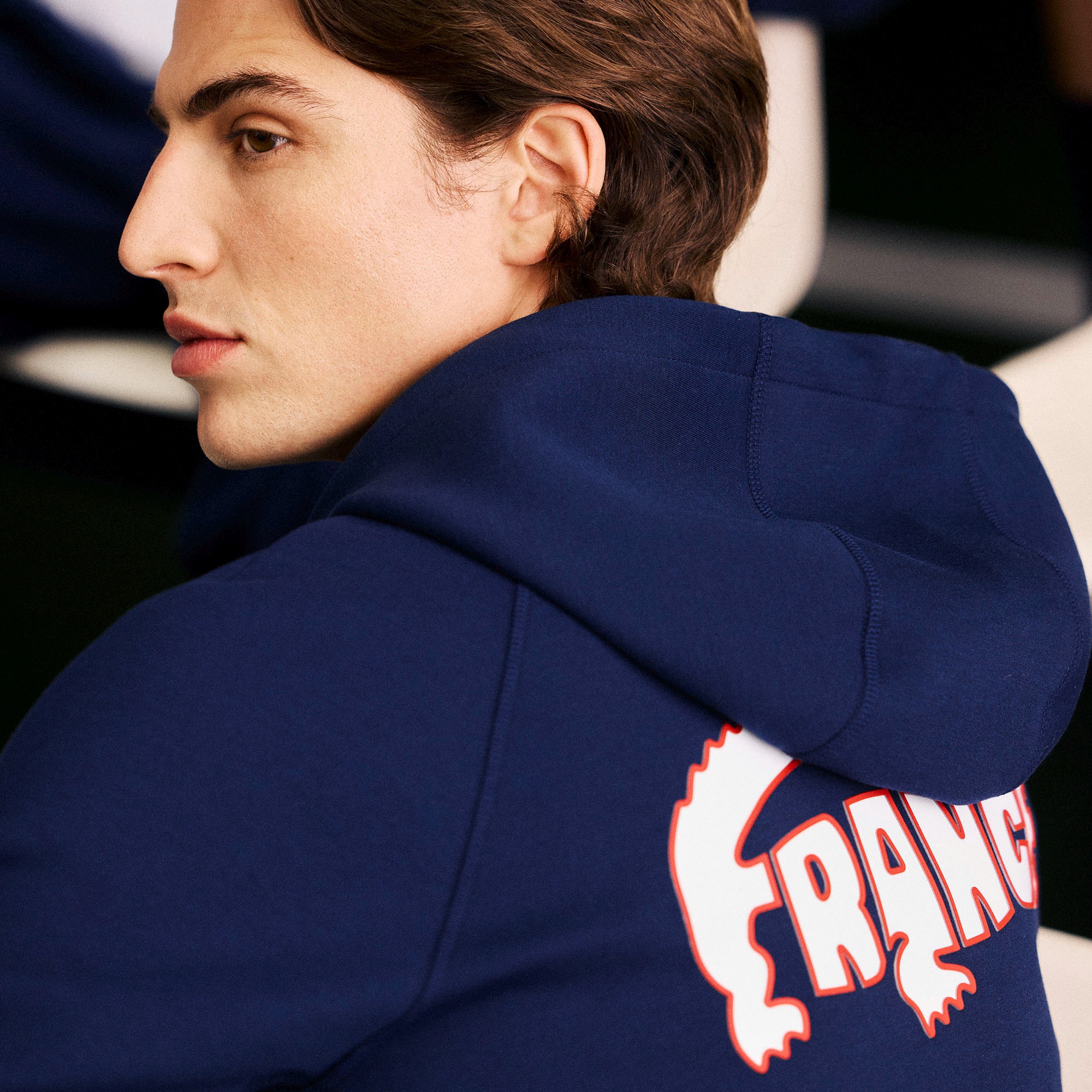 テニスフランス代表チーム ジップフーディー