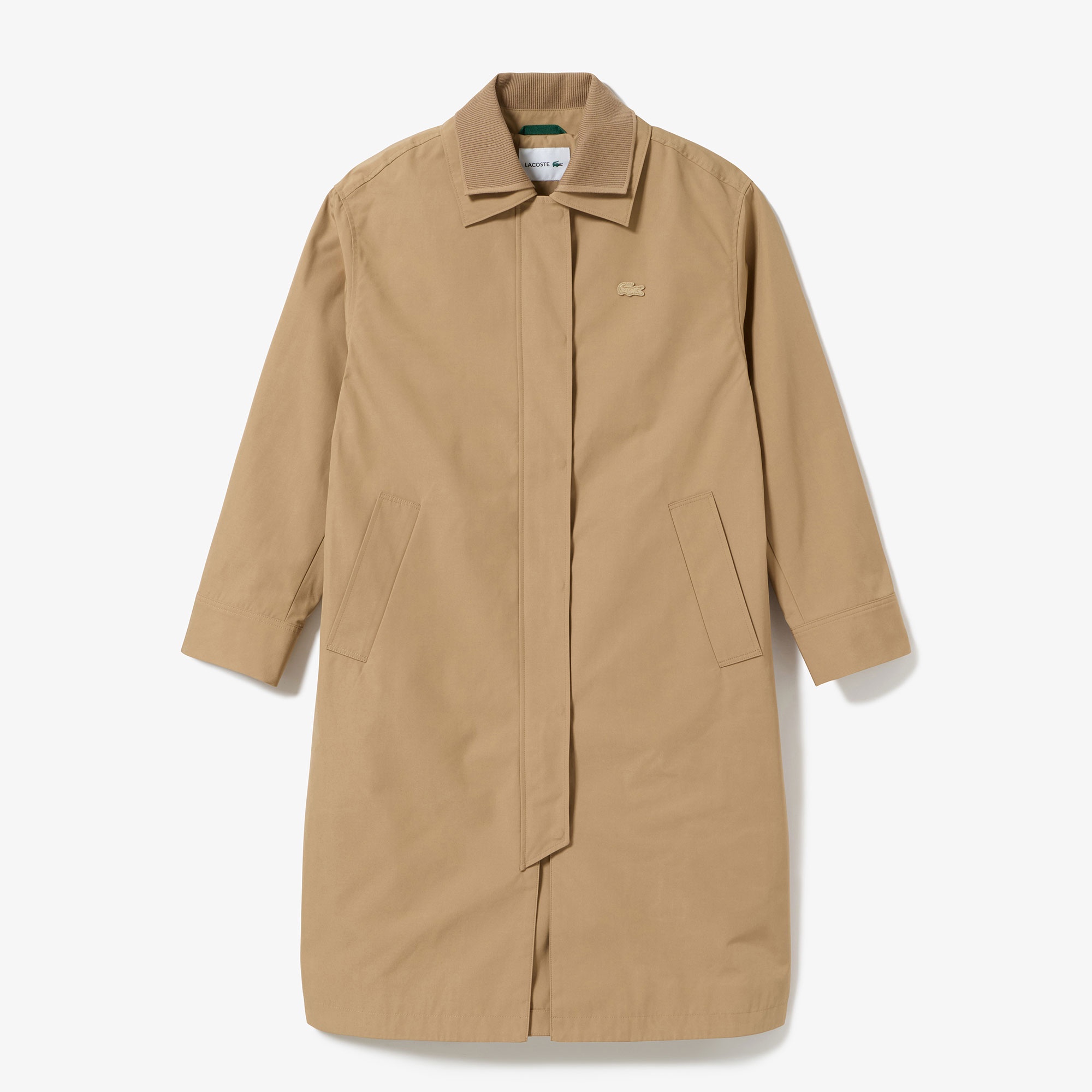 ダブルカラーロングスプリングコート