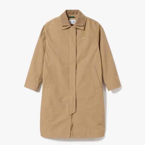 ダブルカラーロングスプリングコート