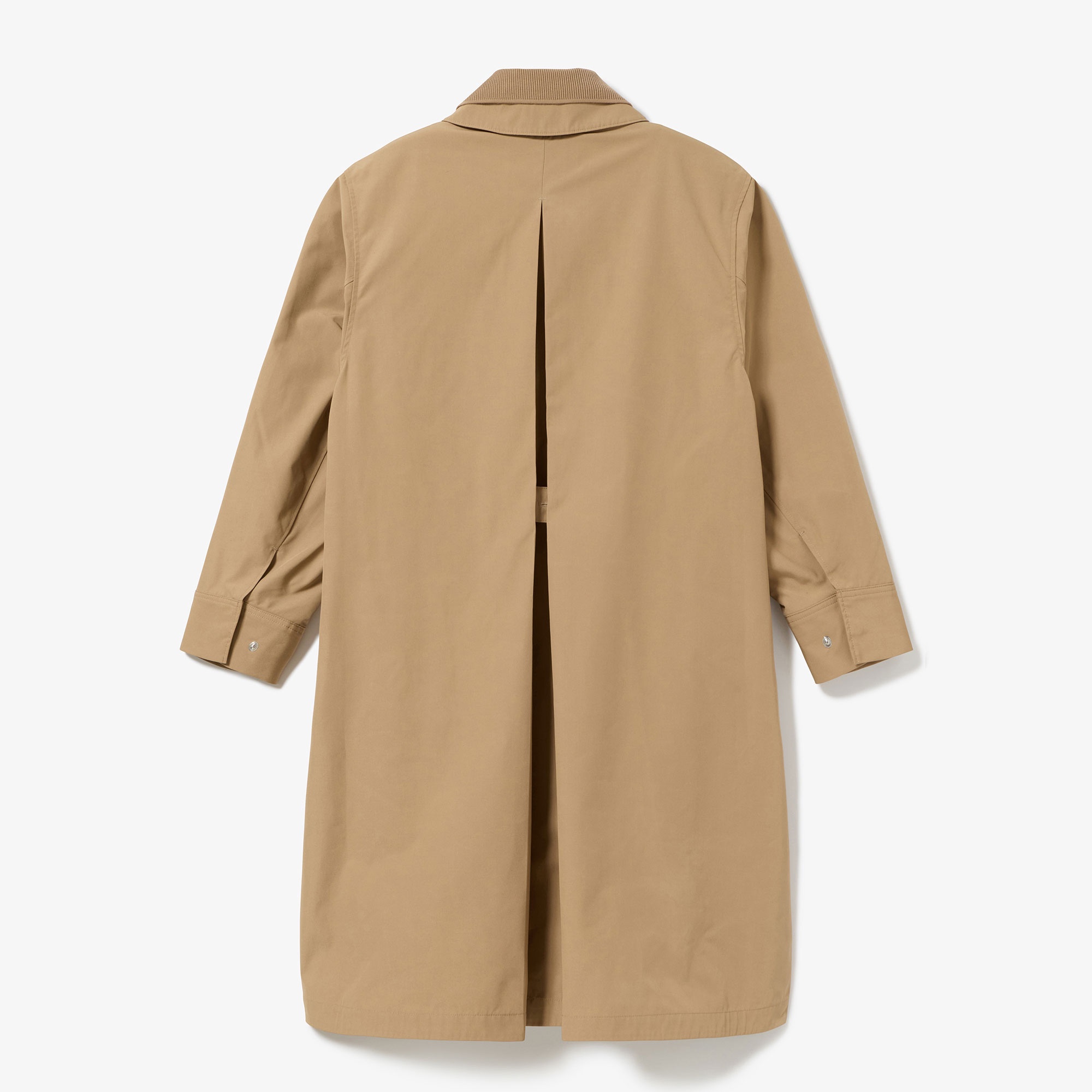 ダブルカラーロングスプリングコート