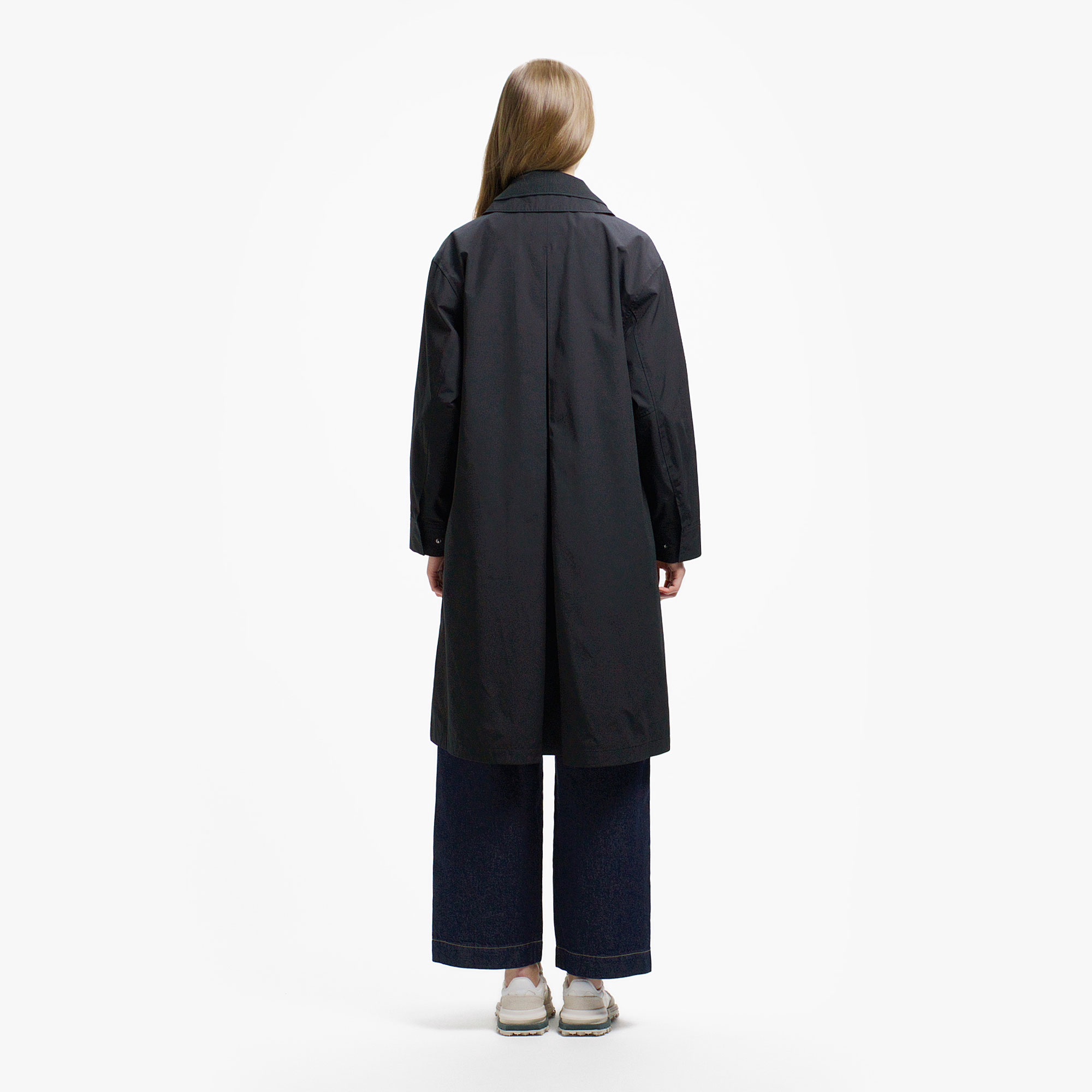 ダブルカラーロングスプリングコート