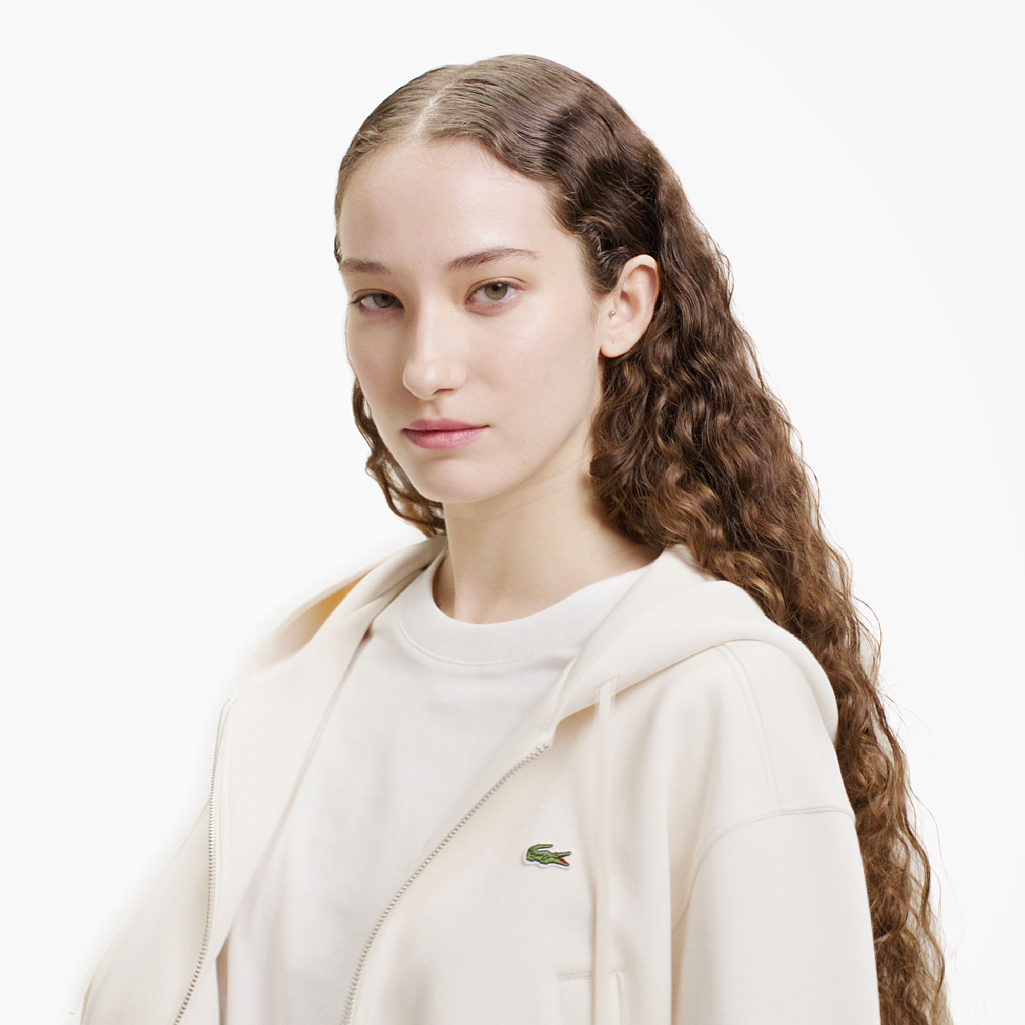 ダブルフェイスジャージジップフーディー