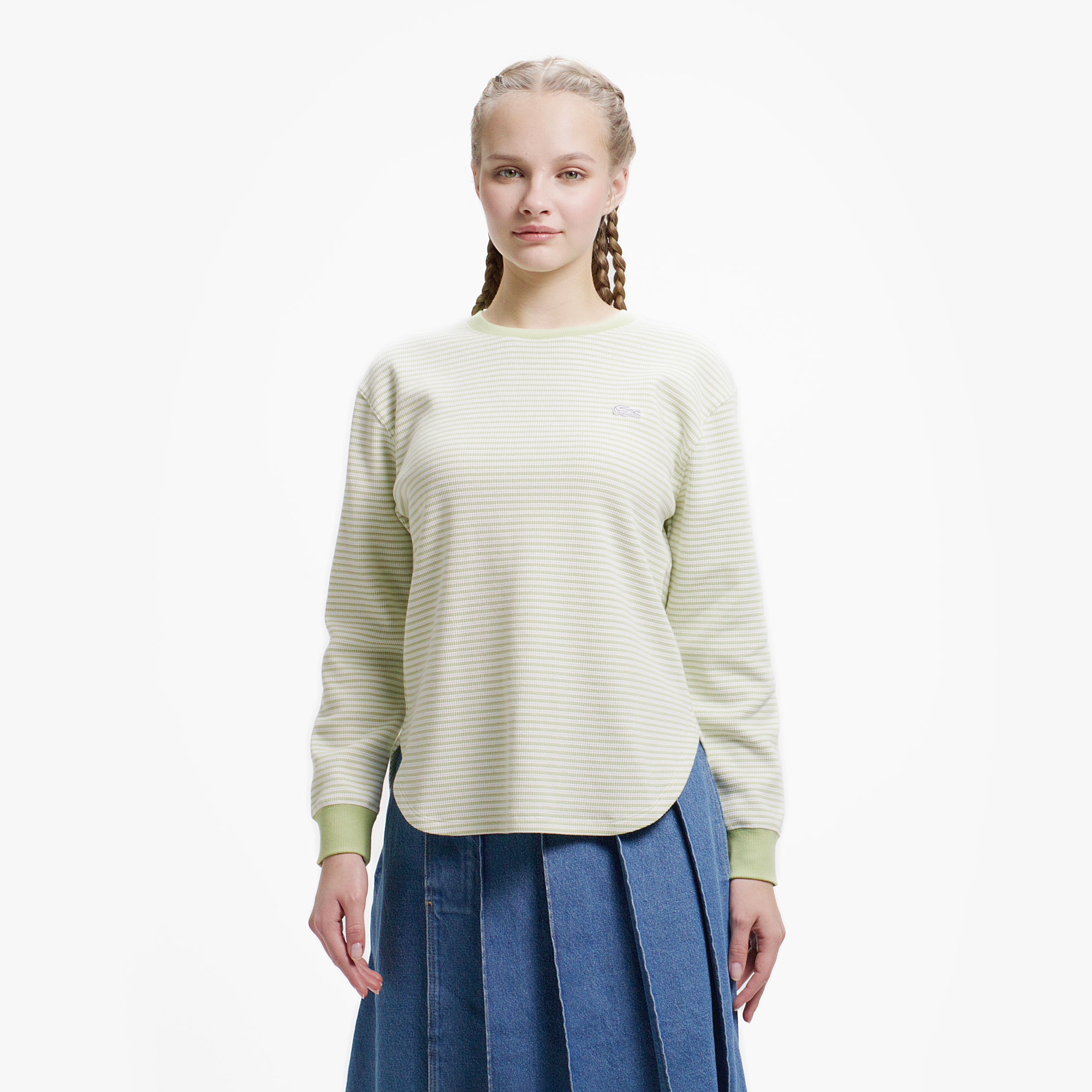 ワッフルボーダーTシャツ