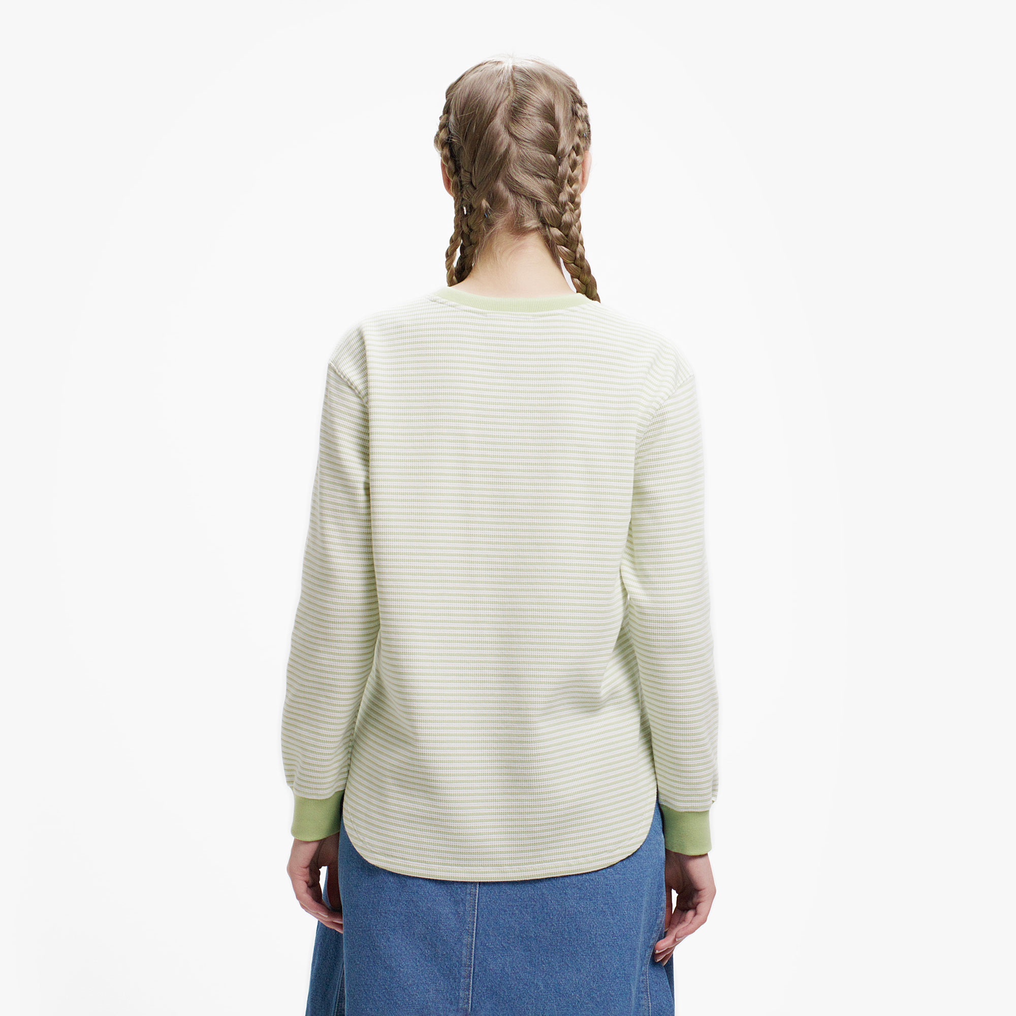 ワッフルボーダーTシャツ