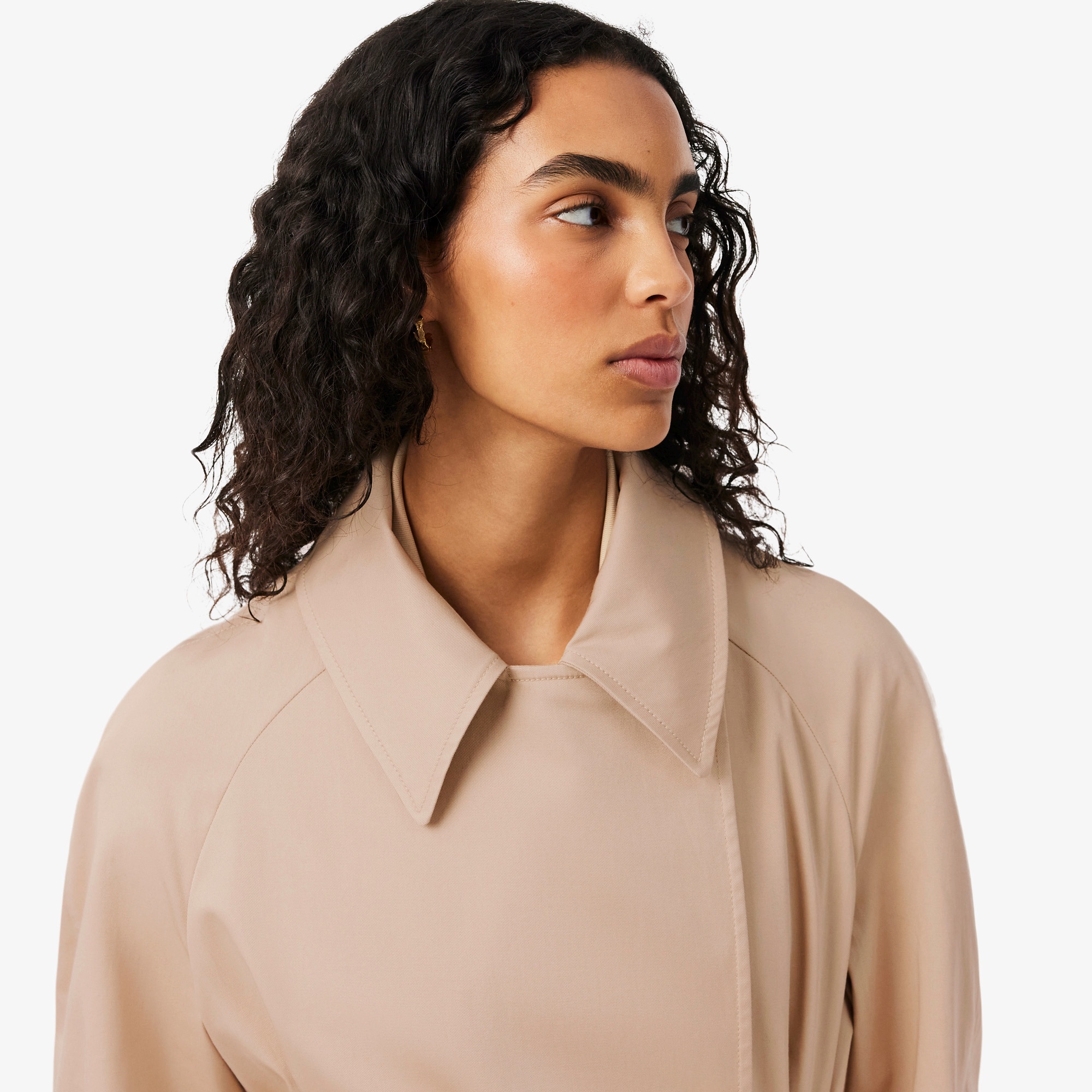 オーバーサイズ撥水トレンチコート