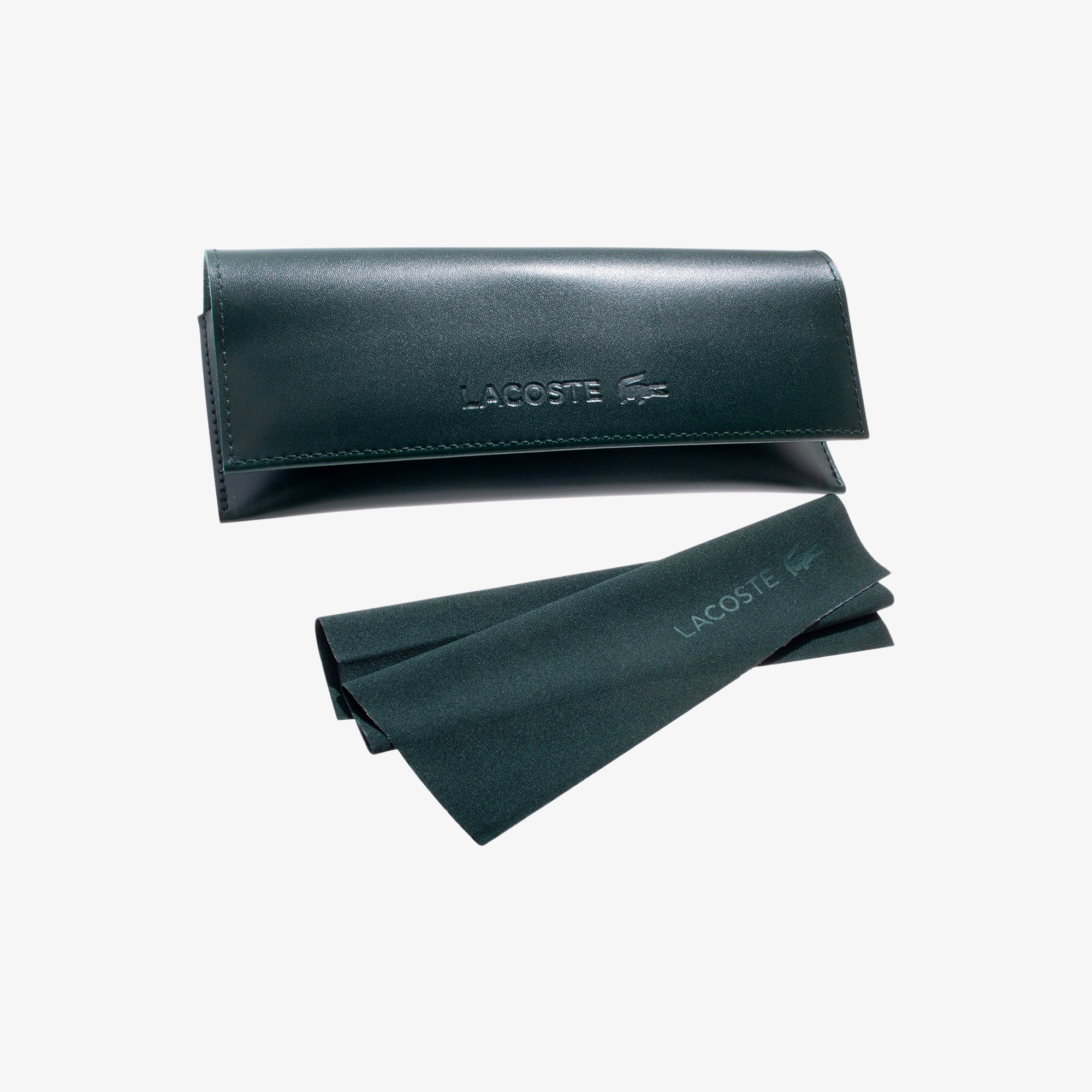 クリアテンプル スクエアシェイプサングラス