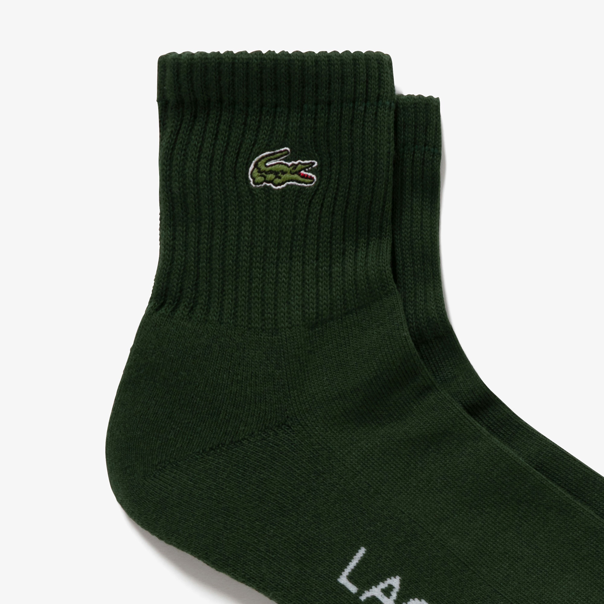 ワニロゴパッチリブソックス