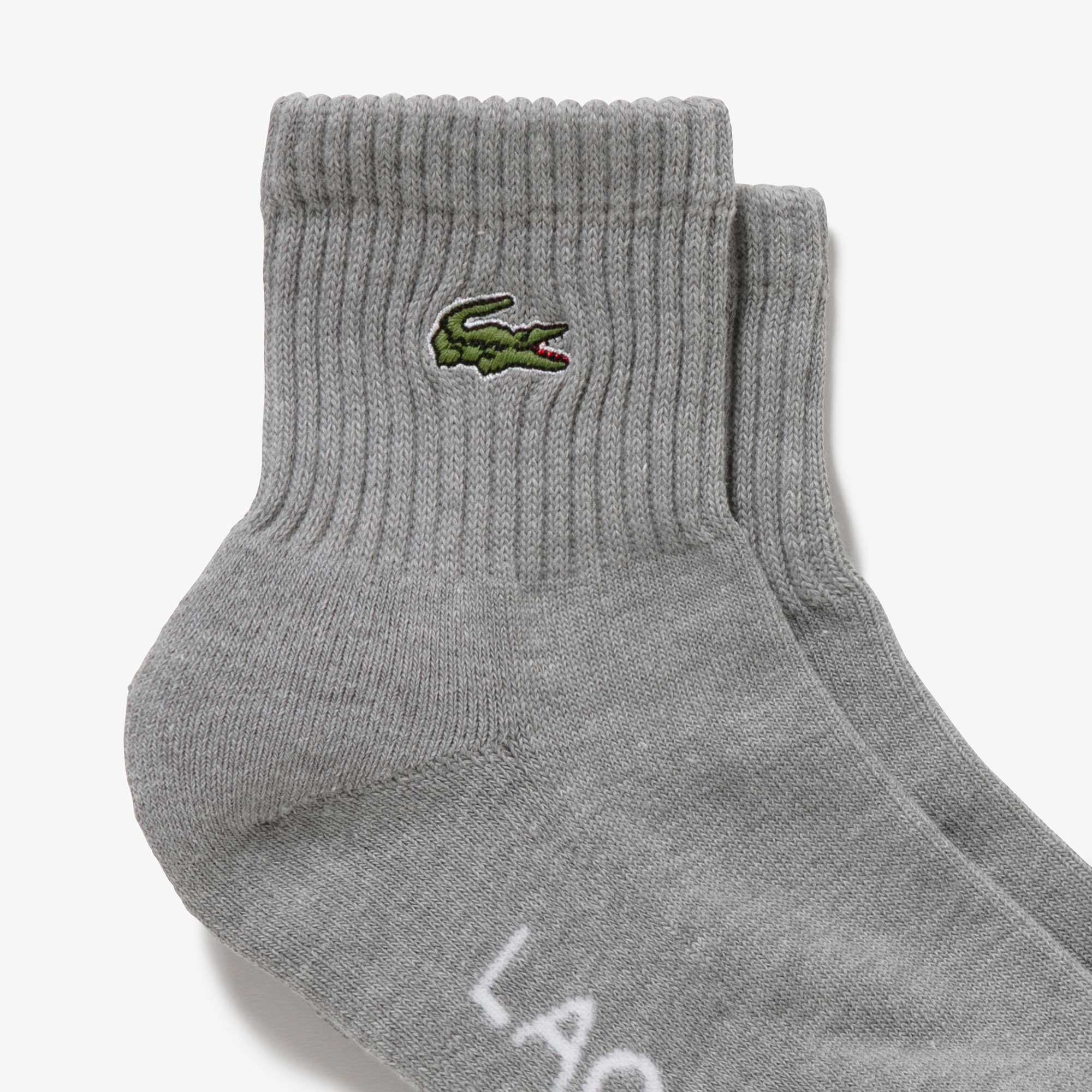 ワニロゴパッチウィメンズリブソックス