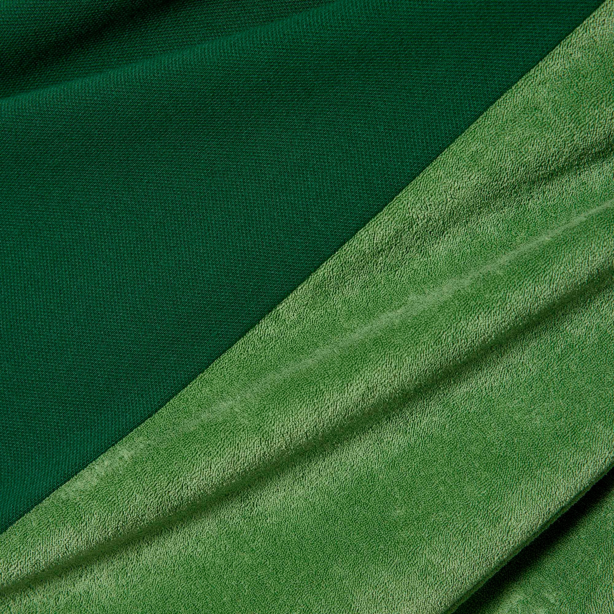 サイドパネルパイル地切り替えゴルフポロシャツ