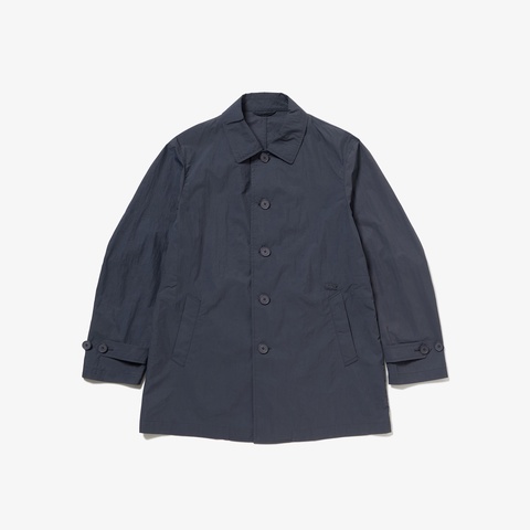 パッカブルナイロンステンカラーコート