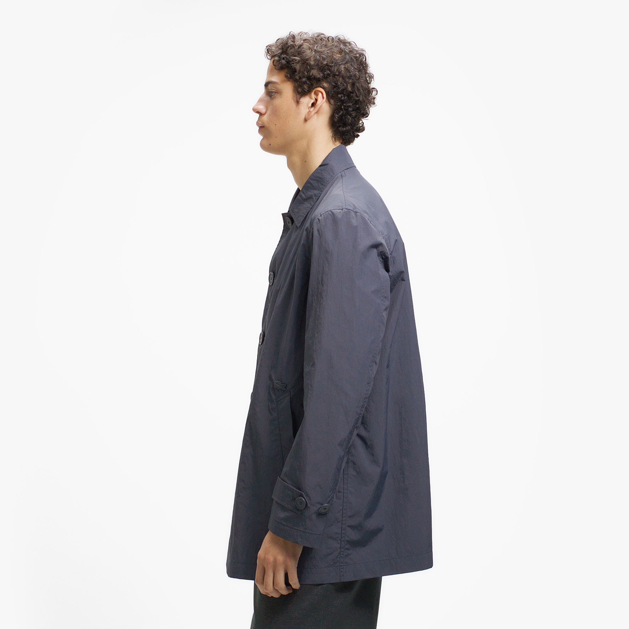 パッカブルナイロンステンカラーコート