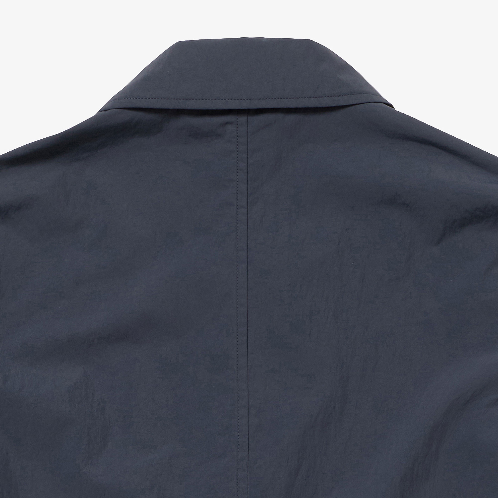 パッカブルナイロンステンカラーコート