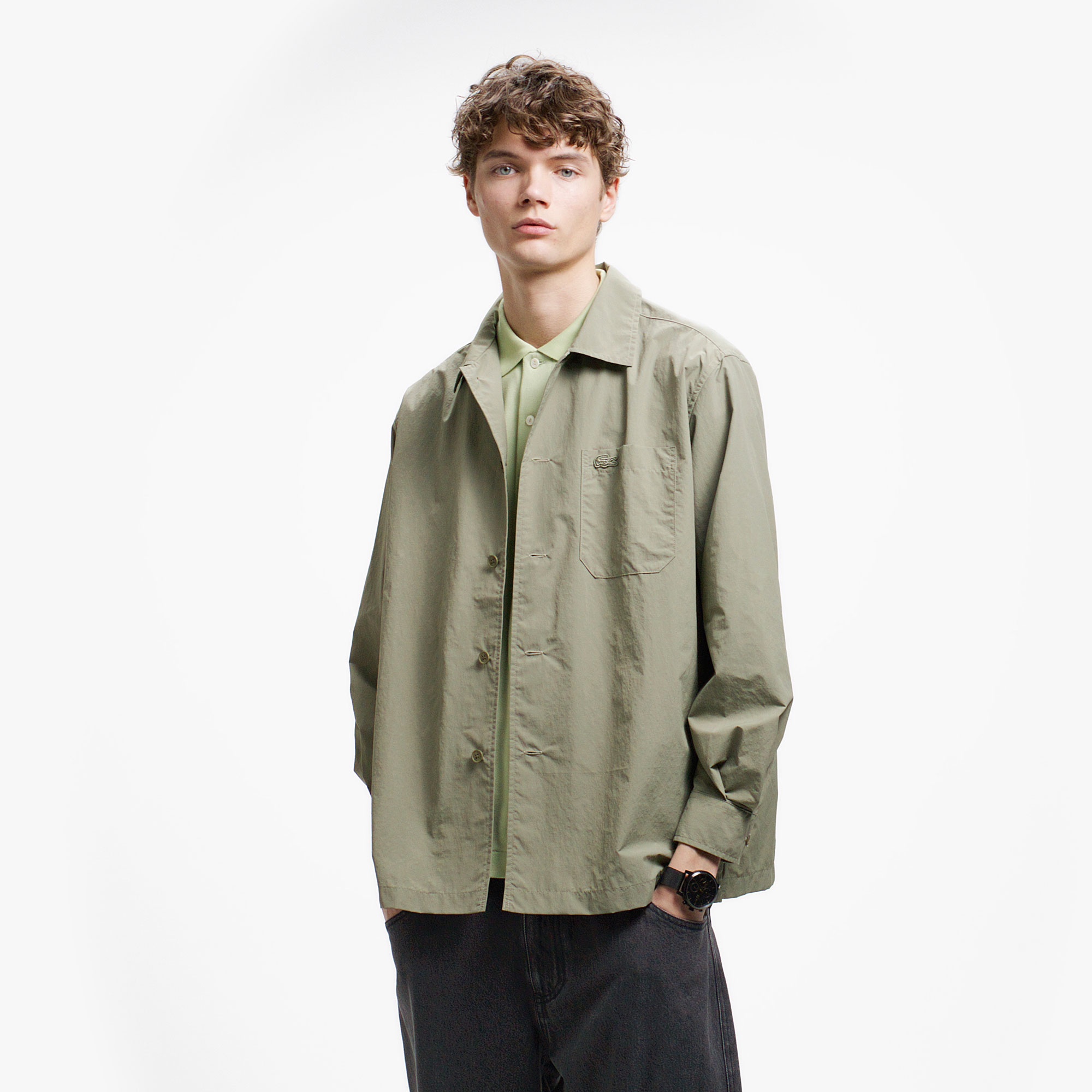 ナイロンリップシャツジャケット