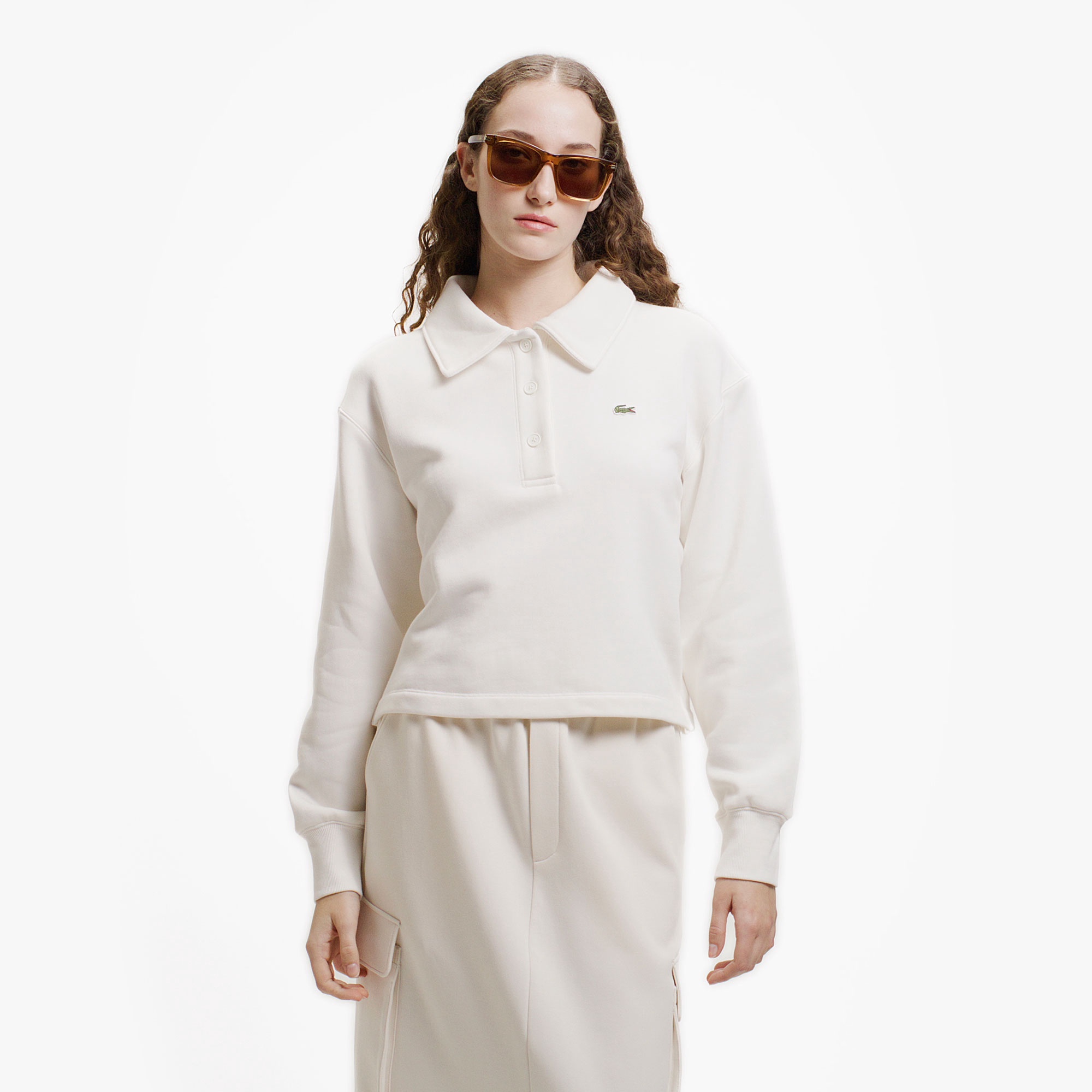 スウェットポロシャツ