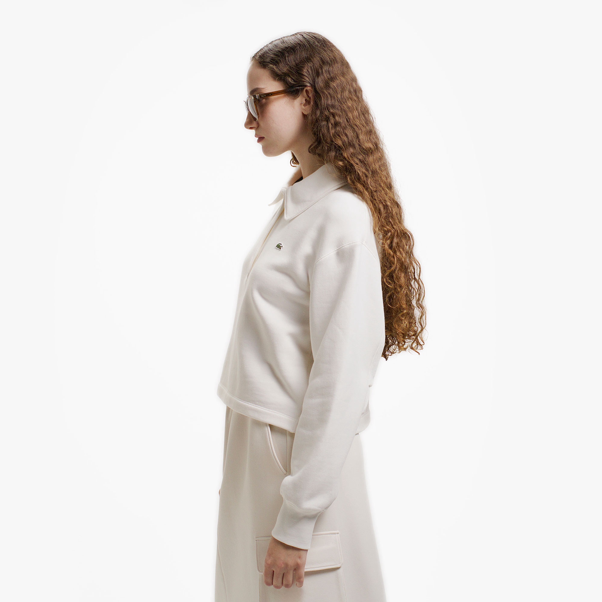 スウェットポロシャツ