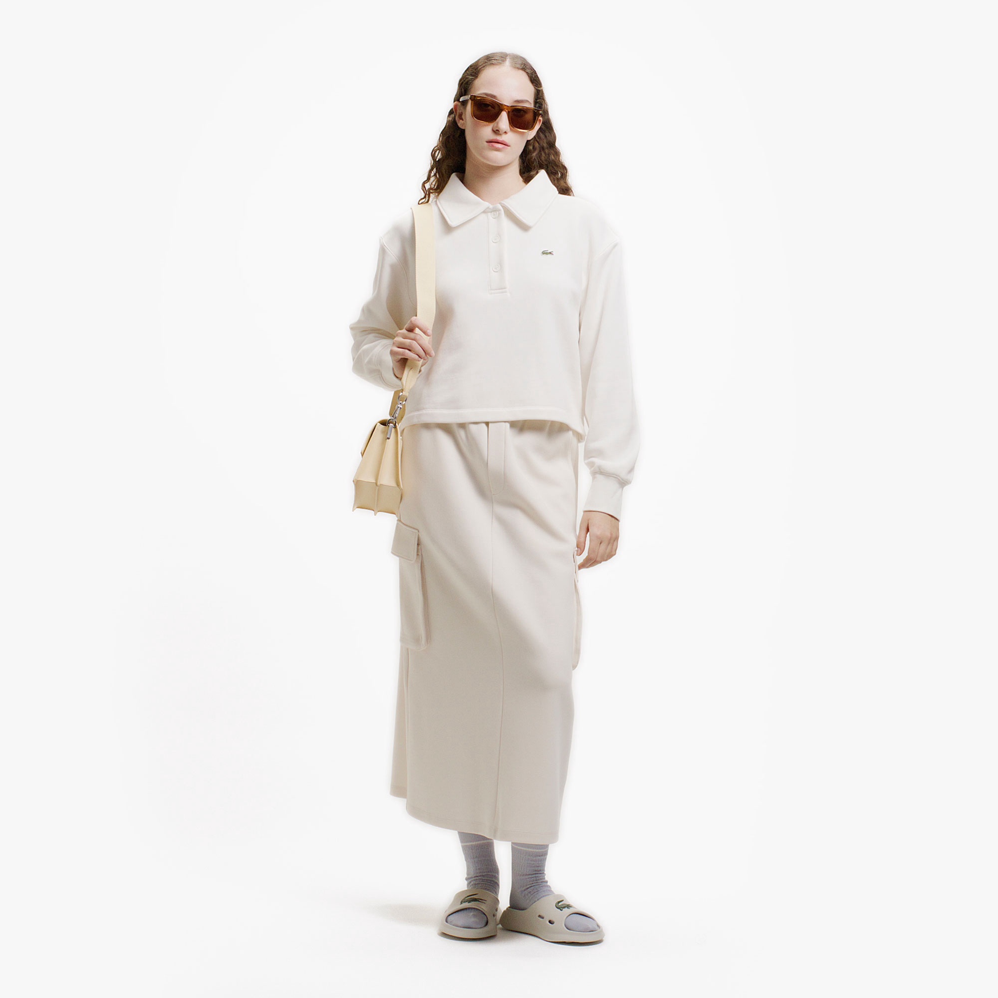 スウェットポロシャツ