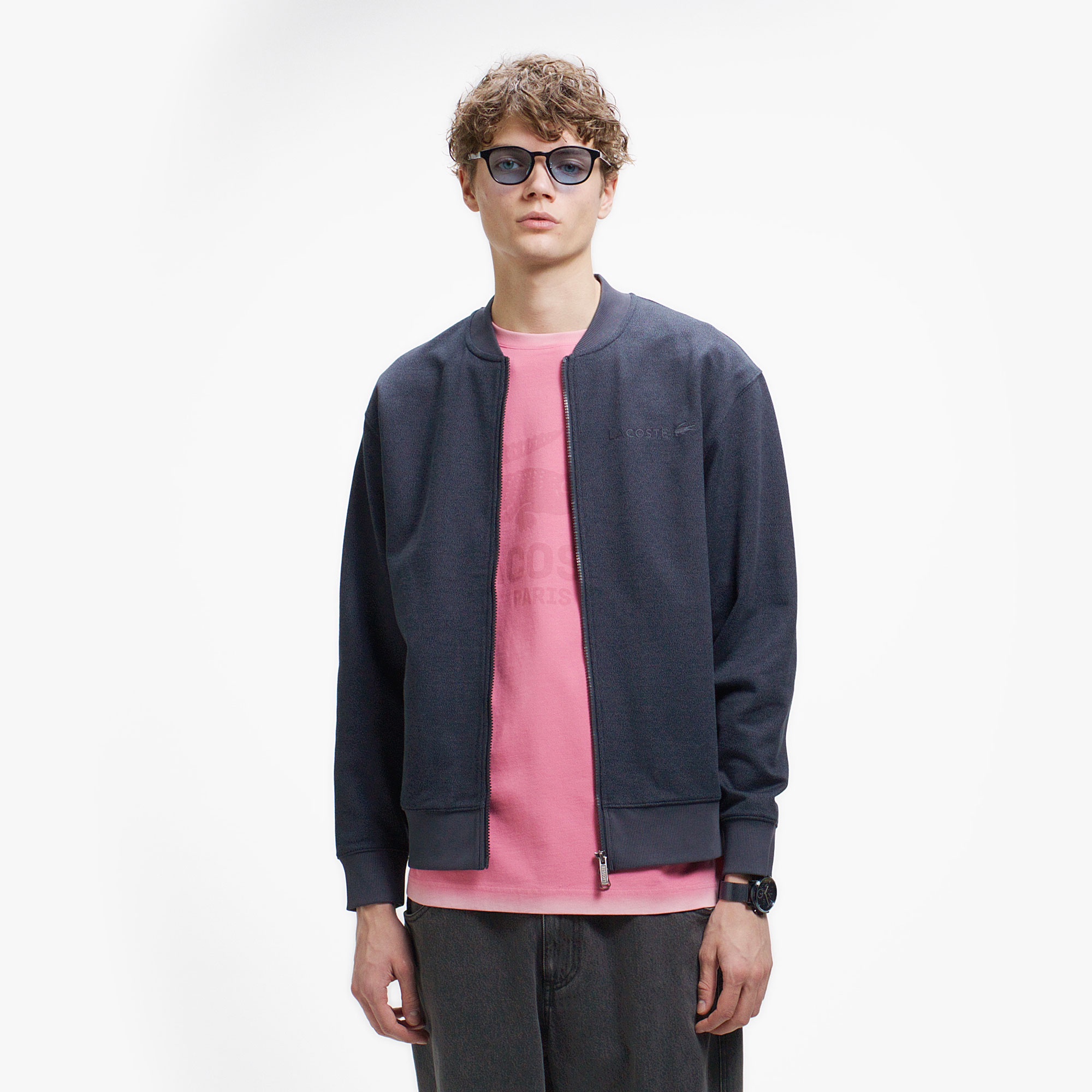 ヘザースウェットブルゾン