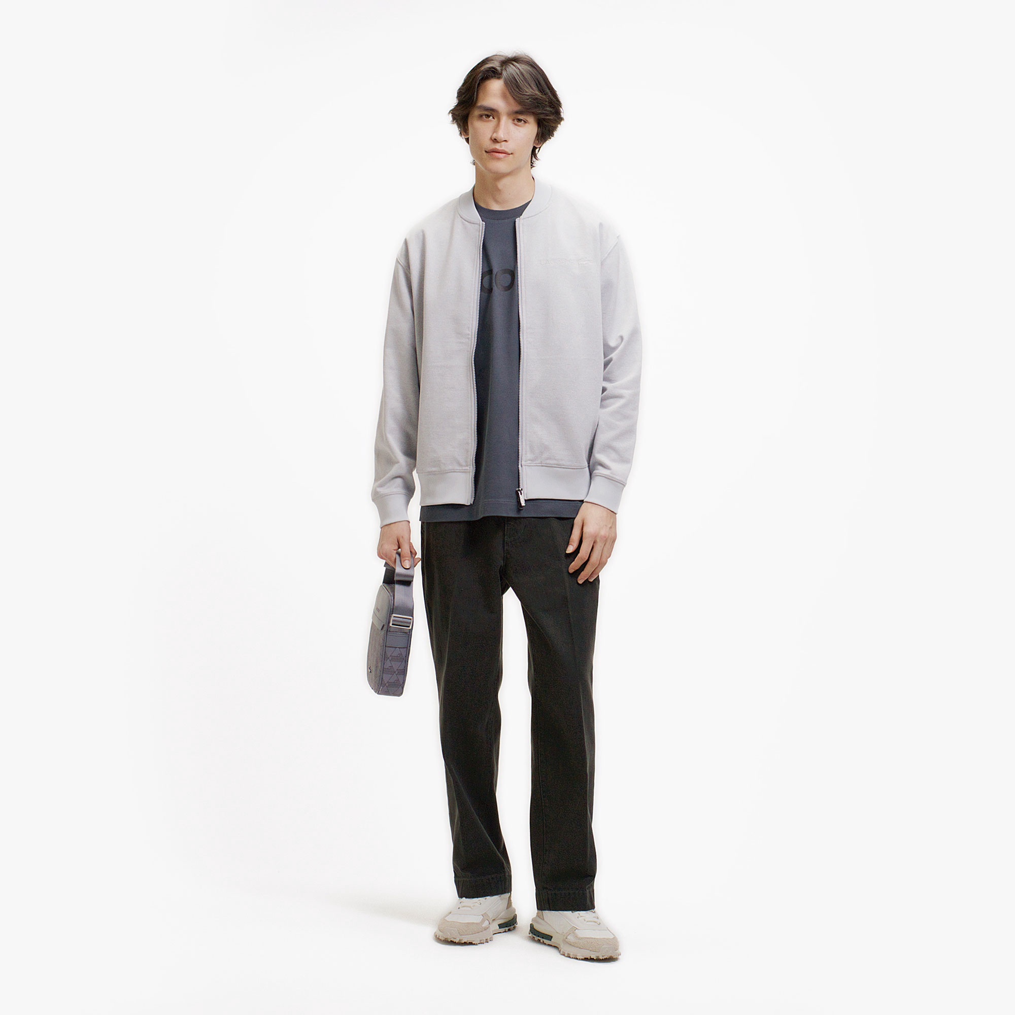 ヘザースウェットブルゾン