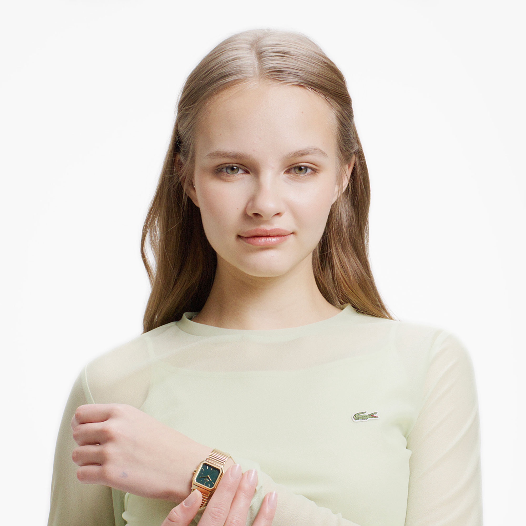 シアーレイヤードロングスリーブTシャツ