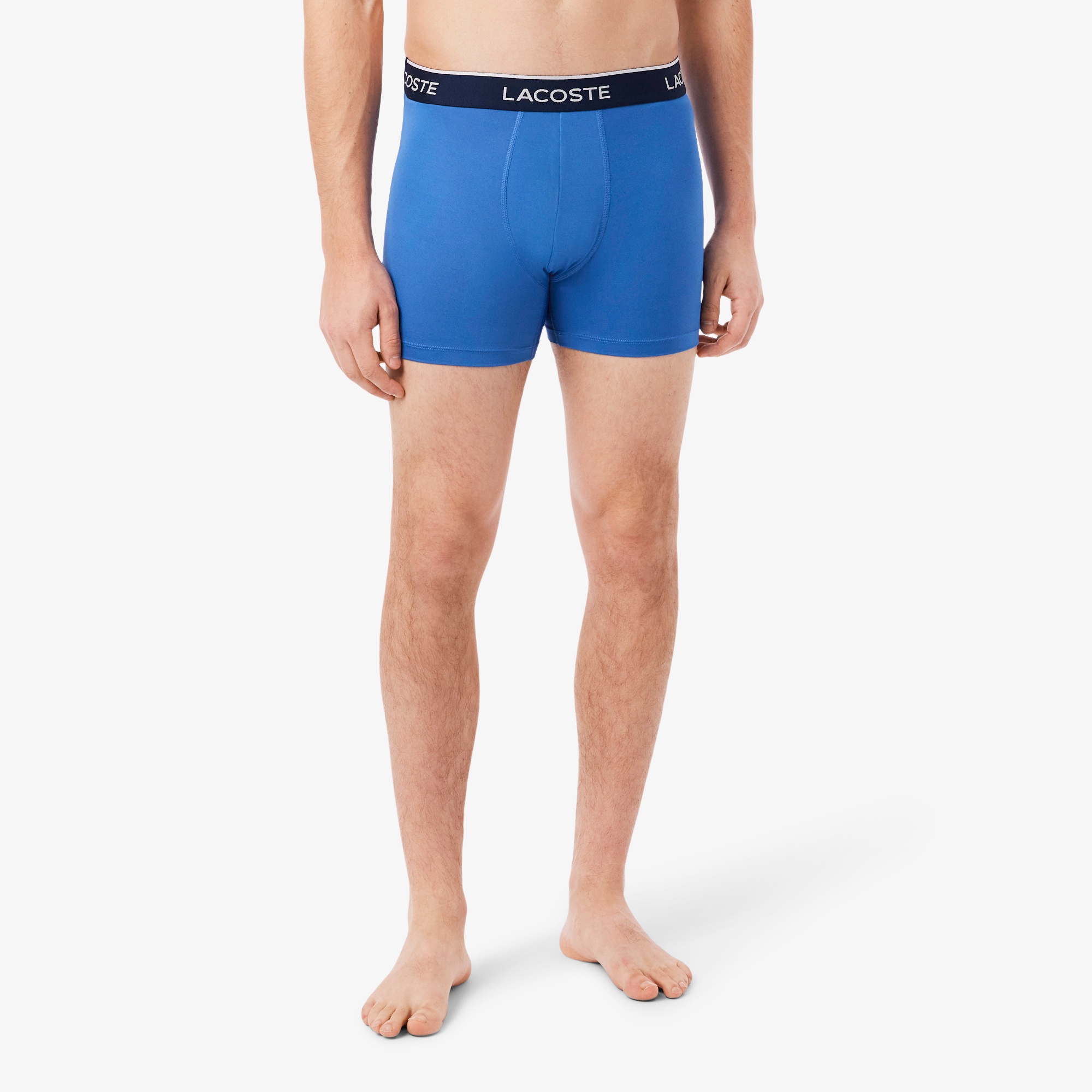 3P ブランドネームロゴウエストバンドマイクロファイバートランクショーツ