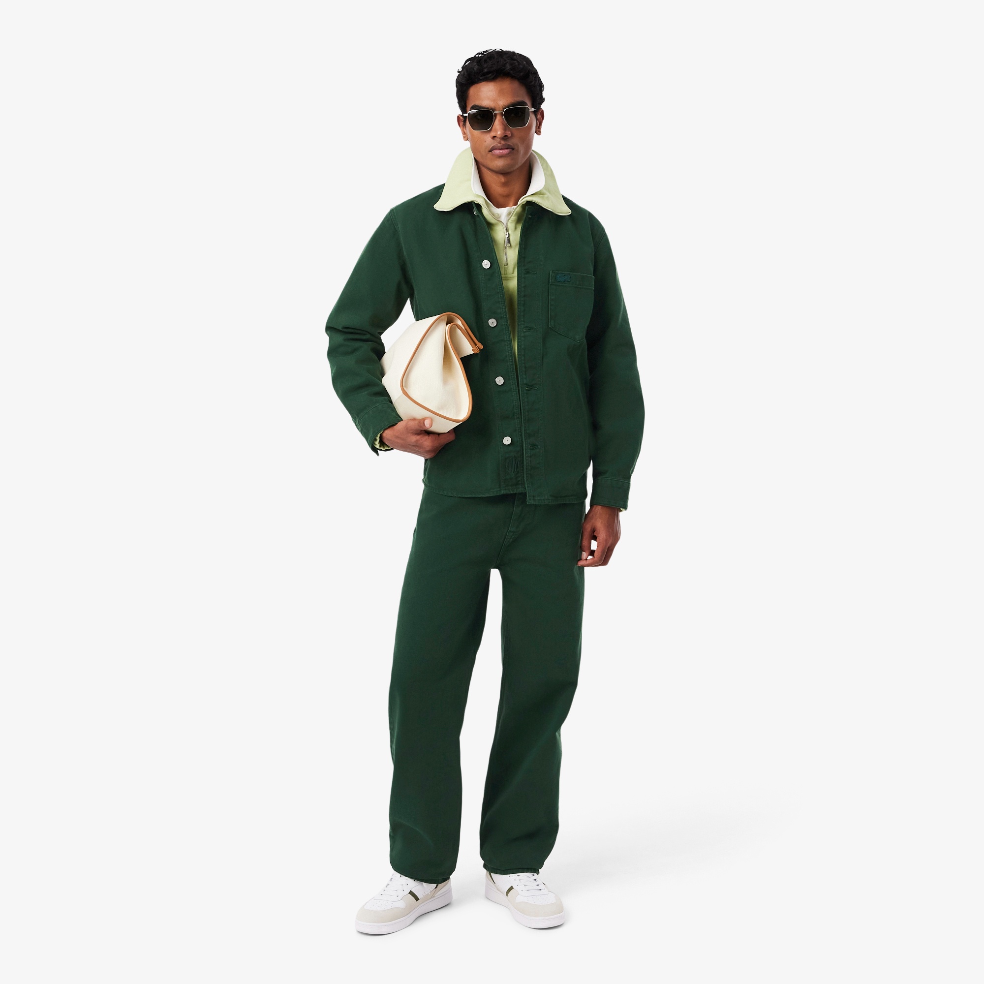 5ポケットストレートカラーデニムパンツ