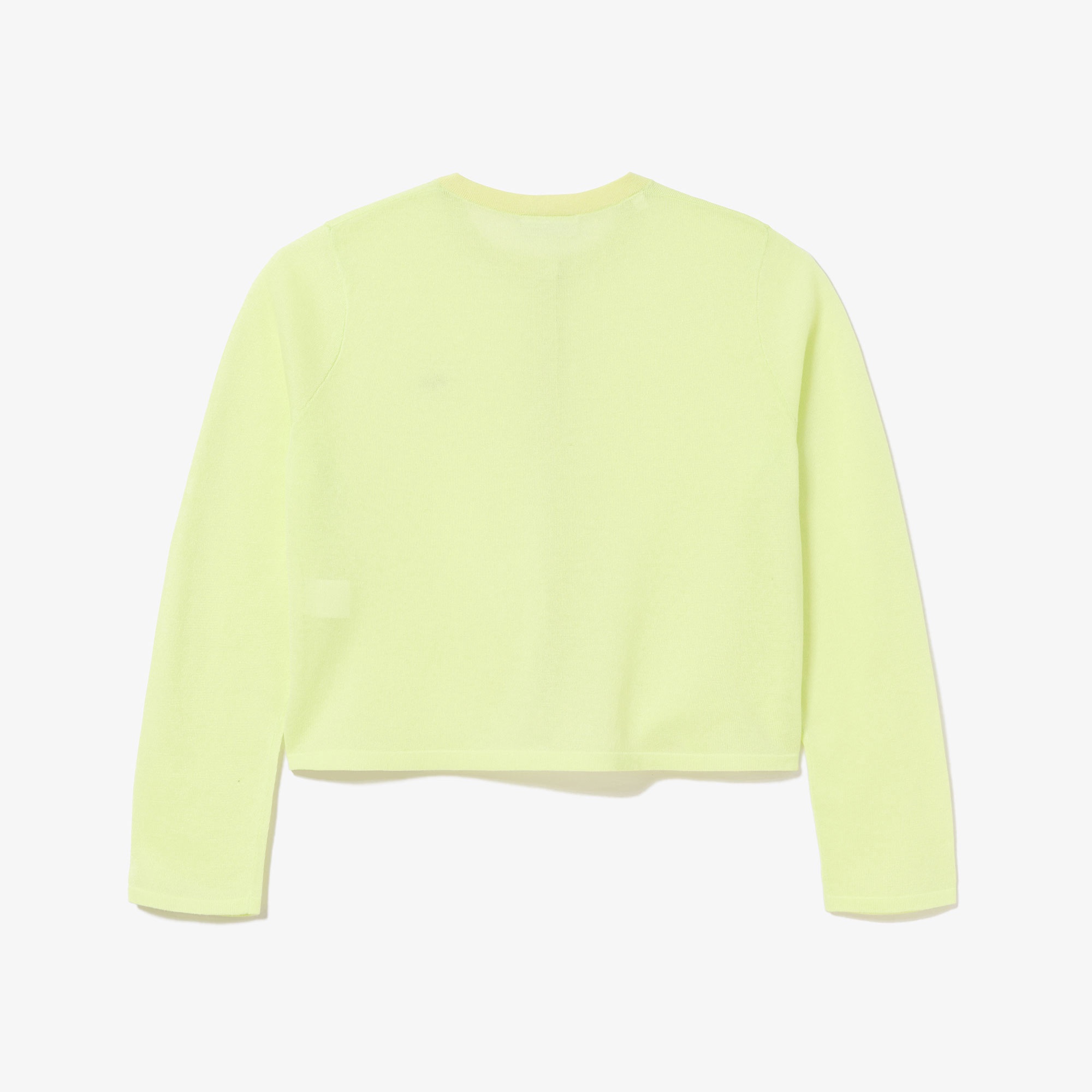 丸首ラメニットカーディガン