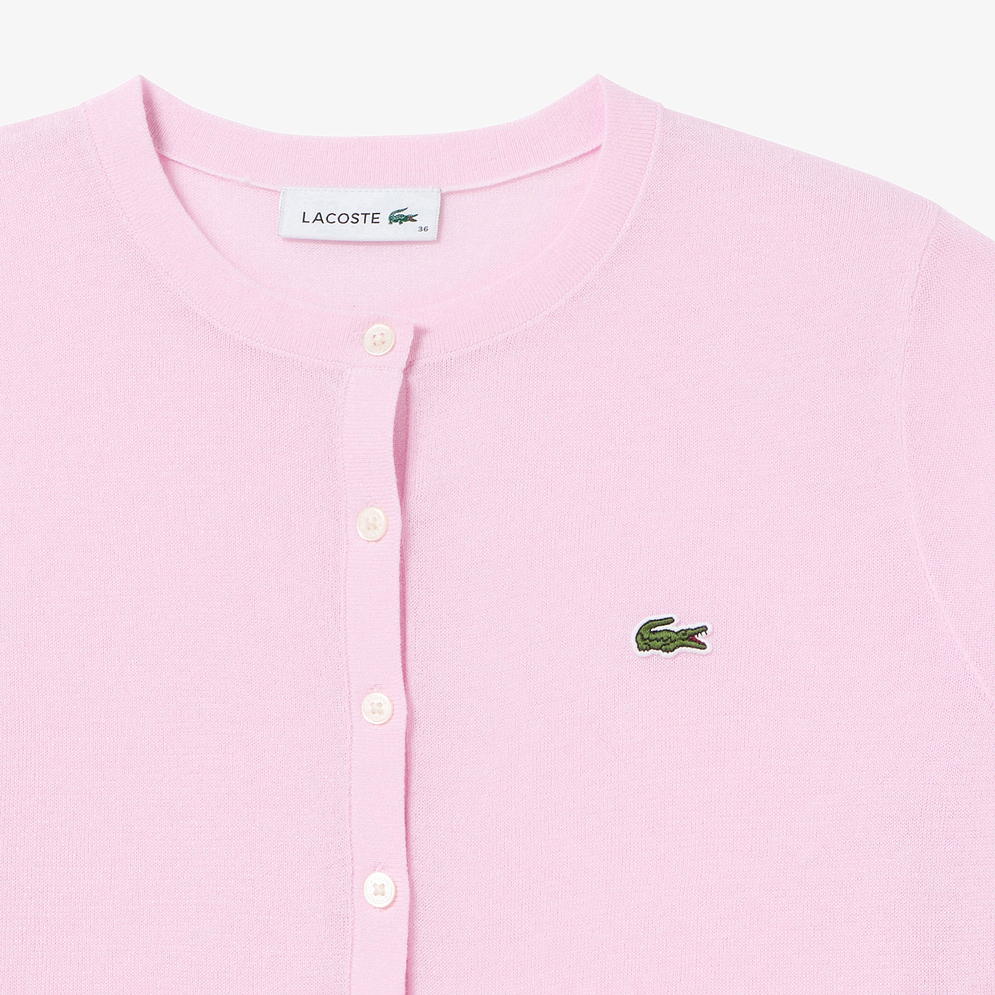 丸首ラメニットカーディガン