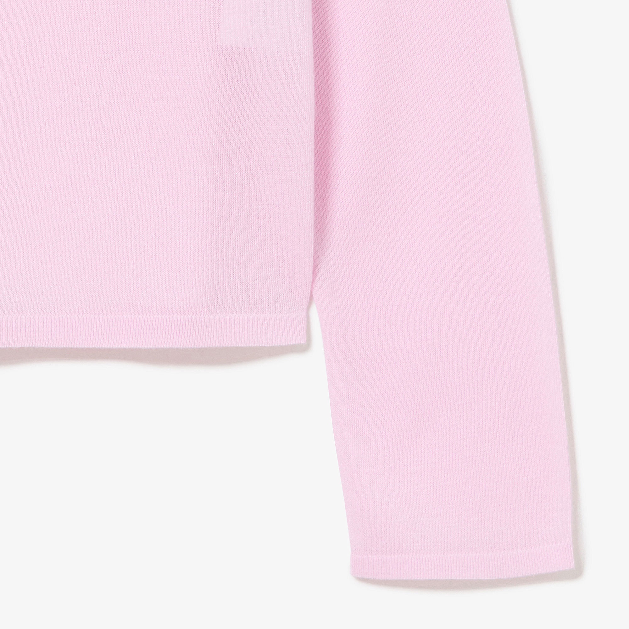 丸首ラメニットカーディガン