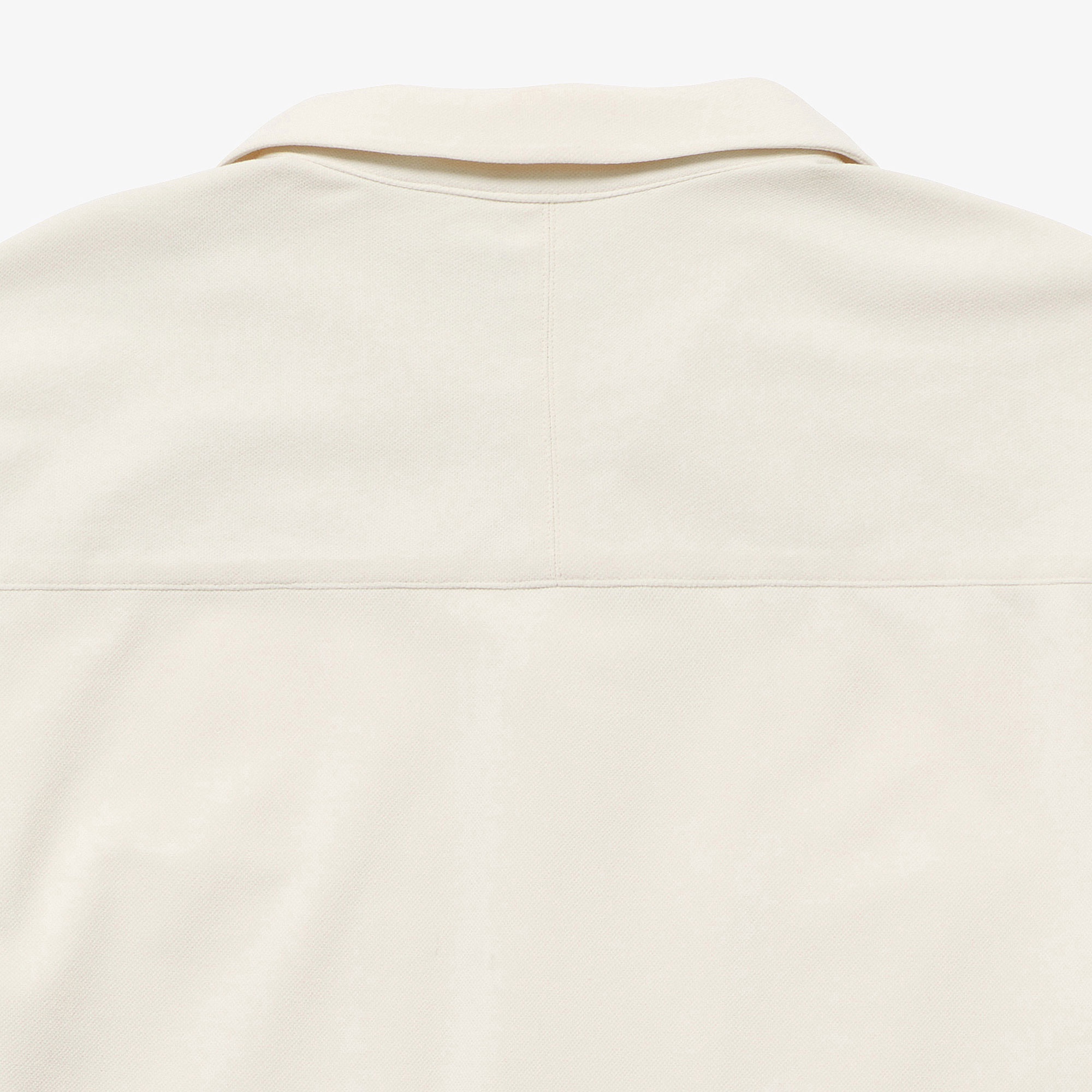 鹿の子地オープンカラーシャツジャケット