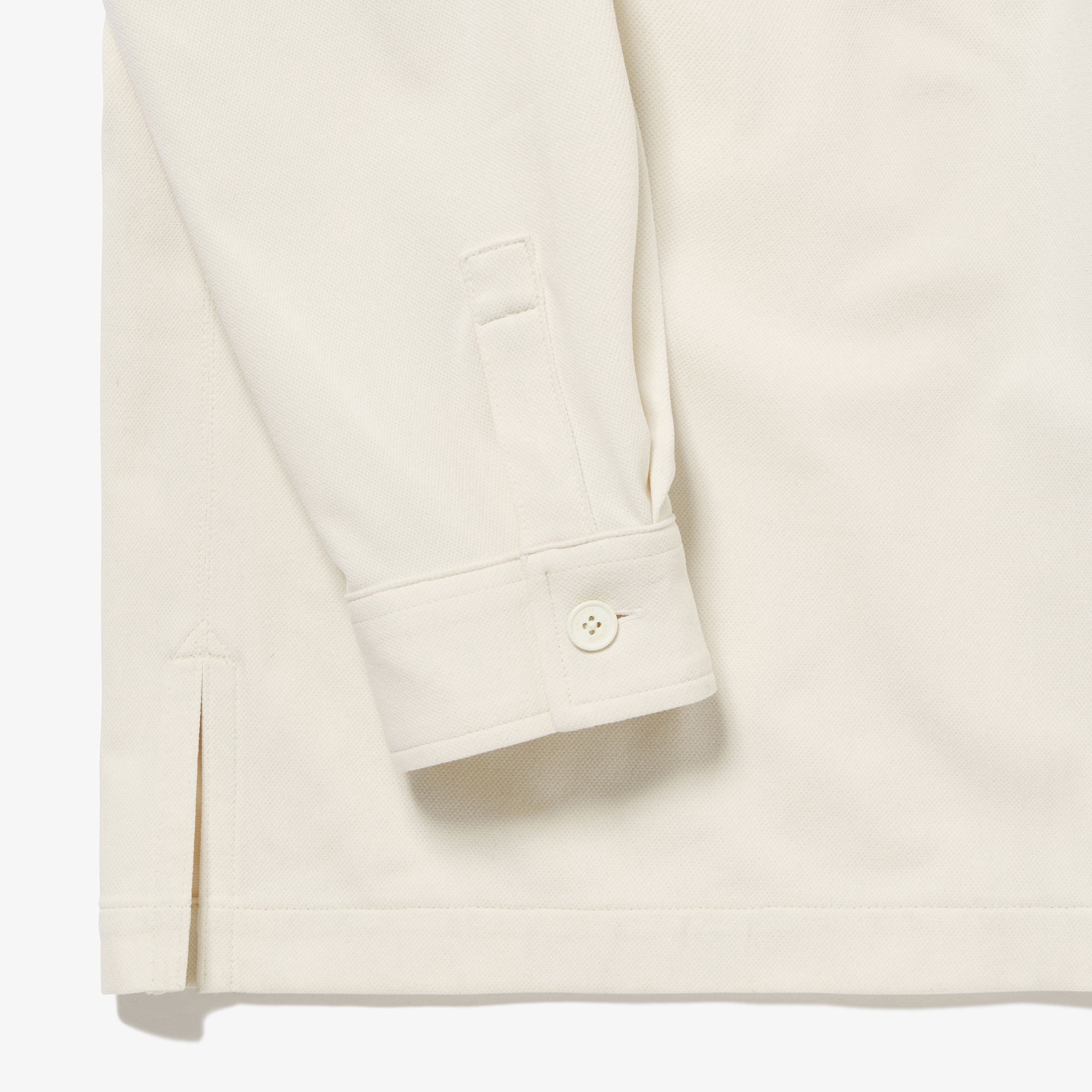 鹿の子地オープンカラーシャツジャケット