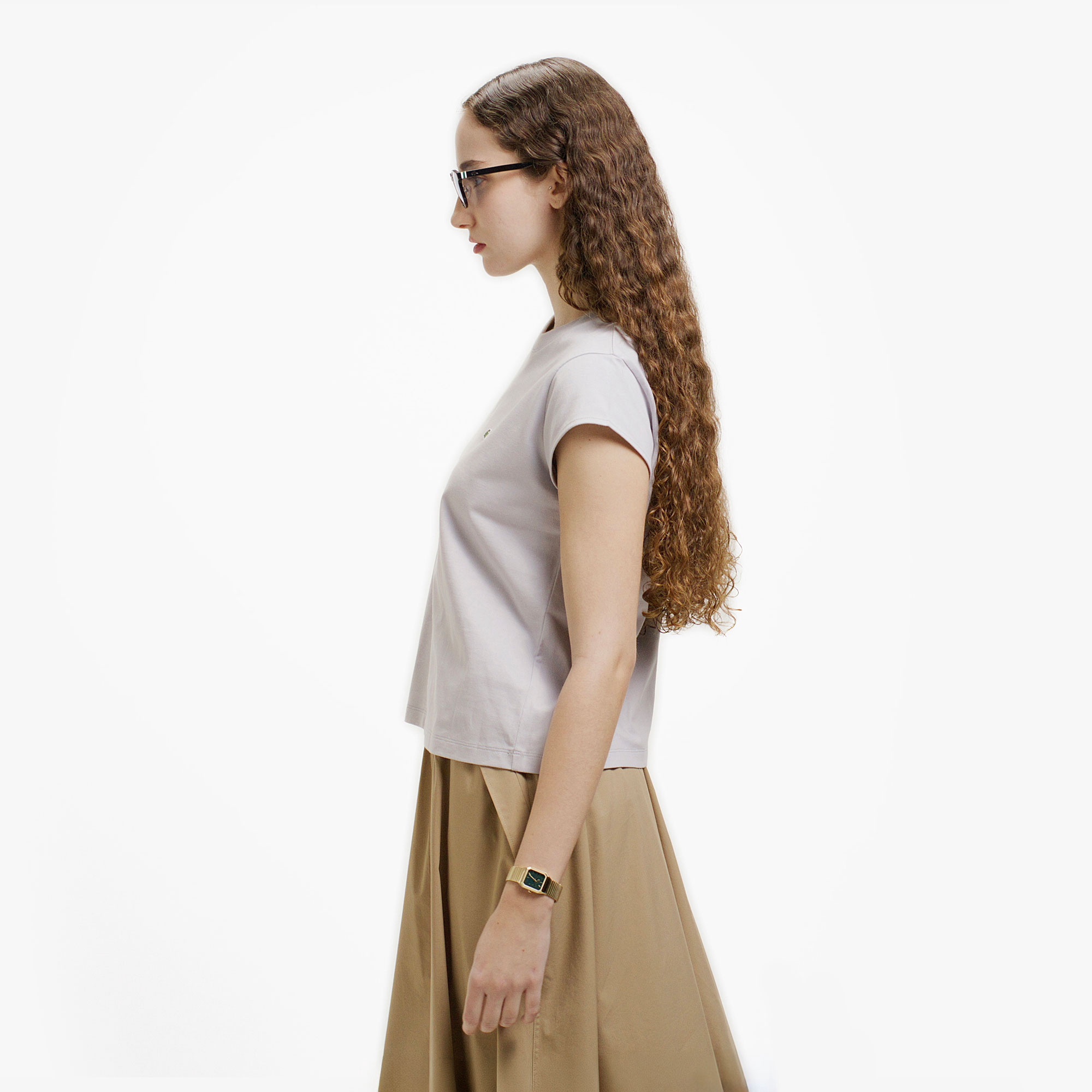 キャップスリーブTシャツ