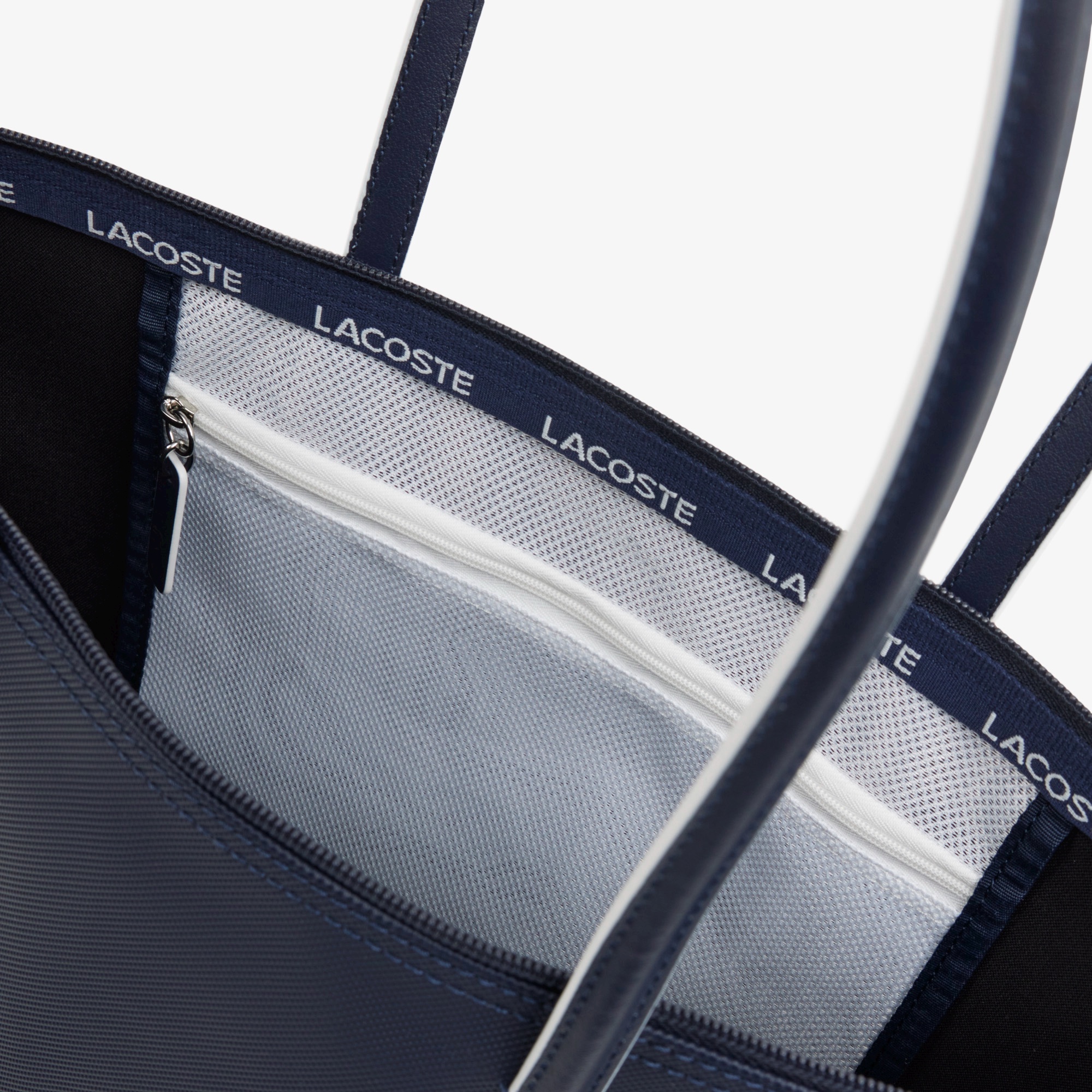 L.12.12 コンセプトシーズナル ストライプ鹿の子トートバッグ