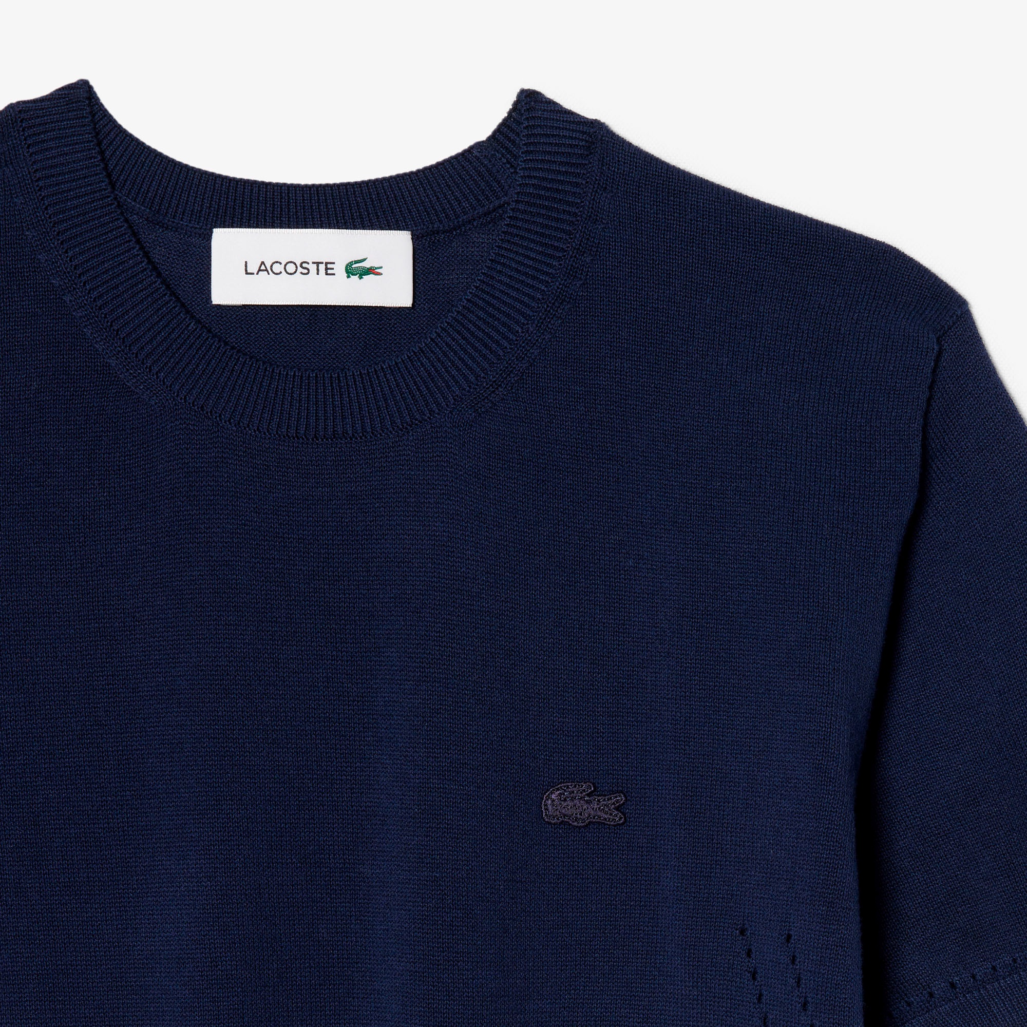 シームレス3Dニット半袖セーター