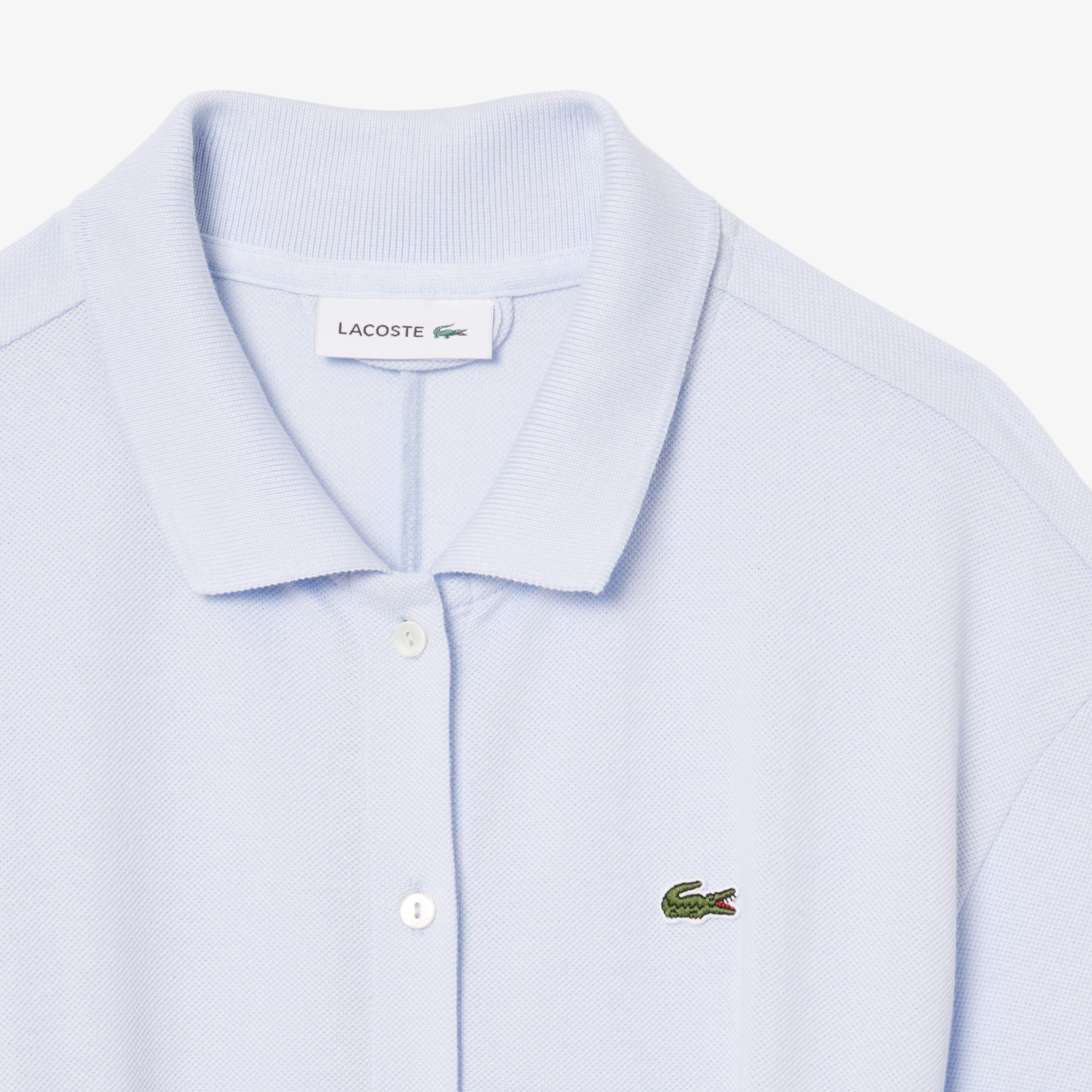 鹿の子地シャツドレス