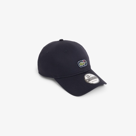 ラコステ×ニューエラ 9TWENTY ゴルフ&ワニロゴワッペンキャップ