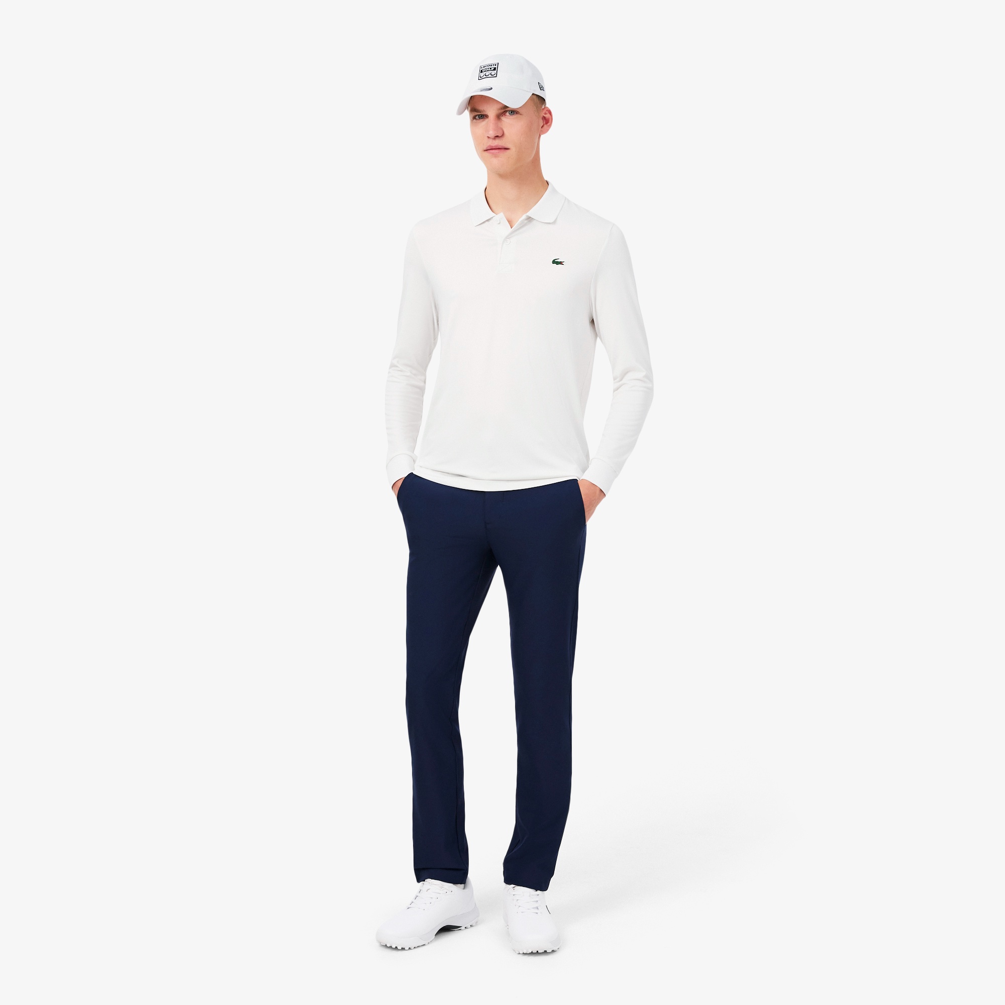 ラコステ×ニューエラ 9TWENTY アーカイブゴルフワッペンキャップ