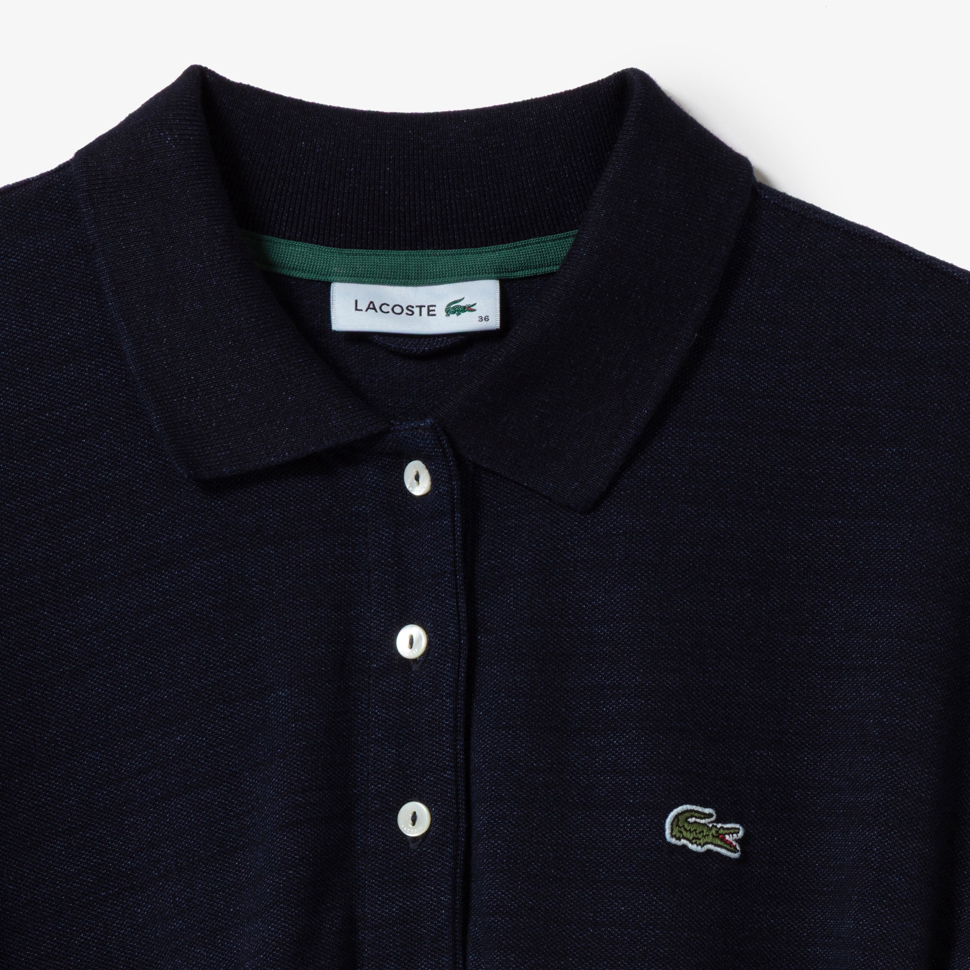 インディゴ鹿の子ポロドレス