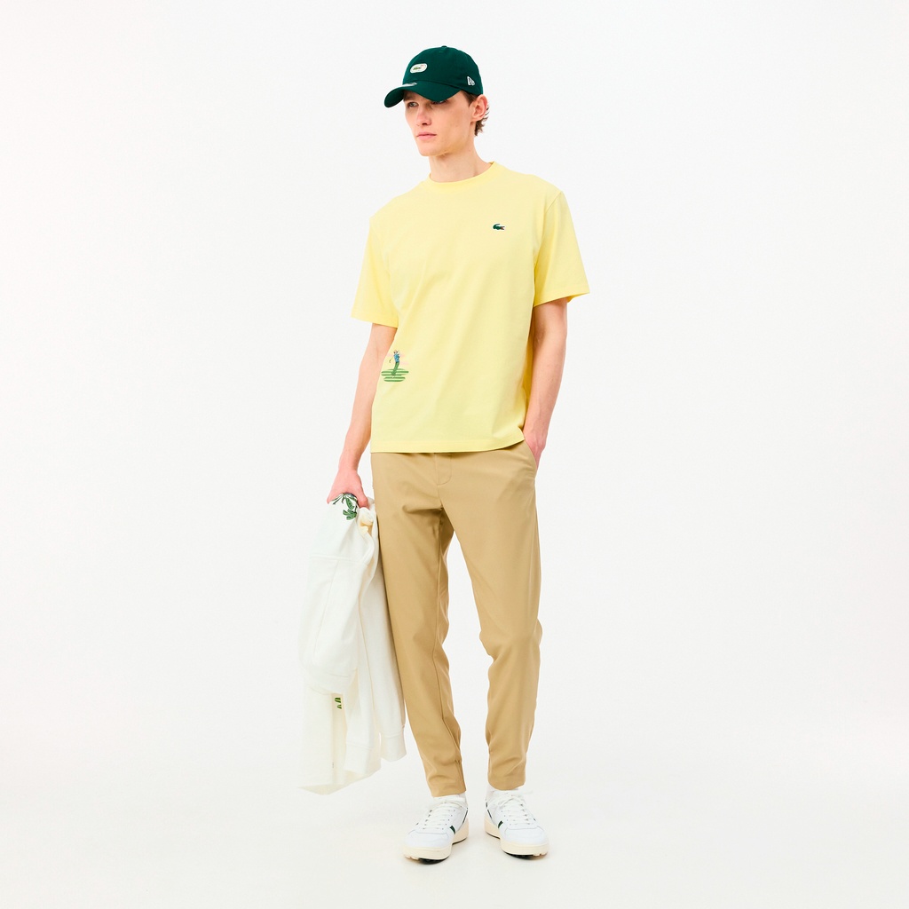 ラコステ×ニューエラ 9TWENTY ゴルフ&ワニロゴワッペンキャップ