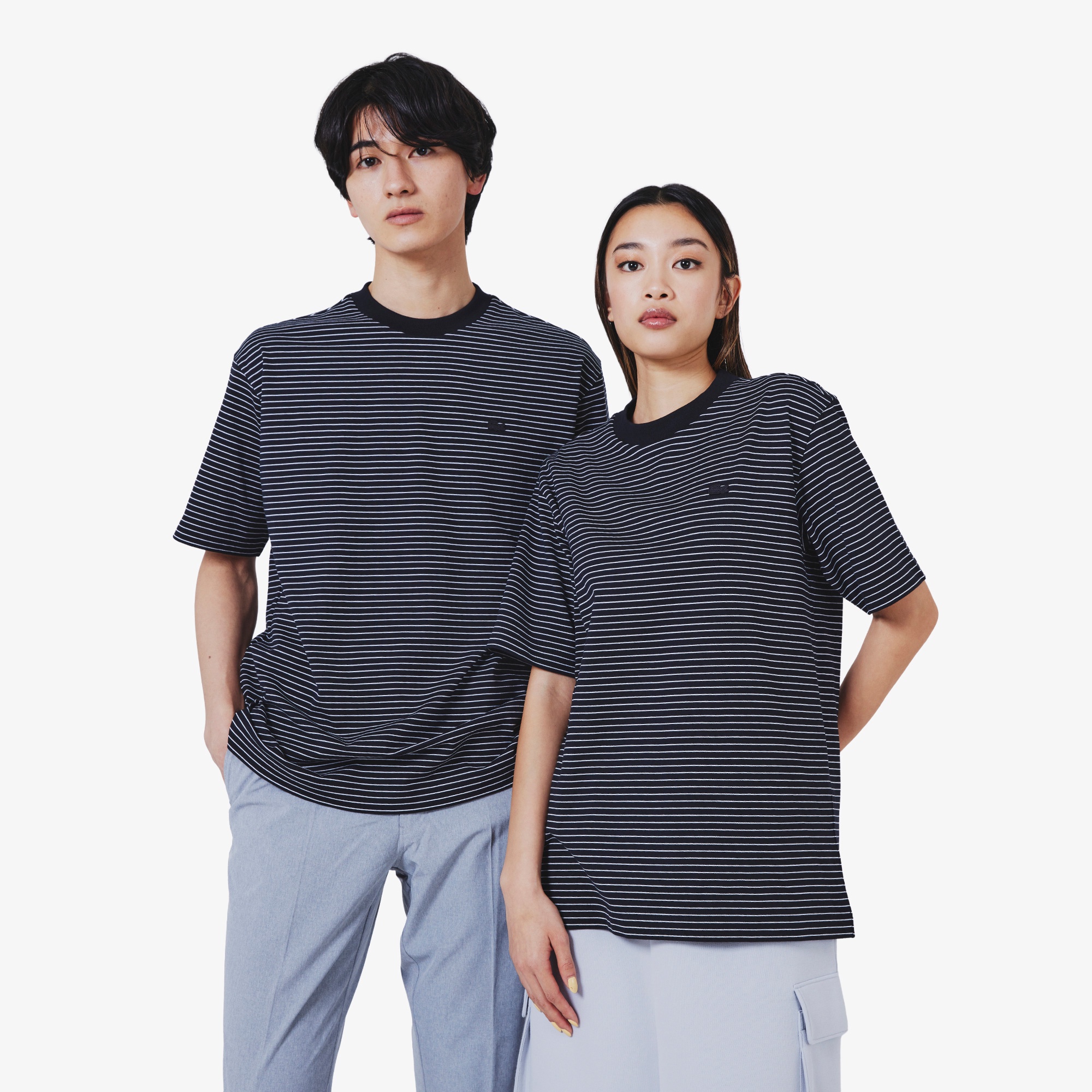 【オンライン限定】リラックスフィットボーダーTシャツ