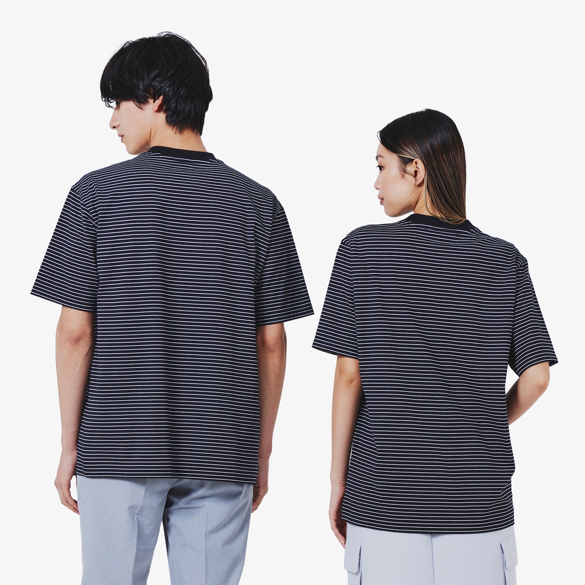 【オンライン限定】リラックスフィットボーダーTシャツ