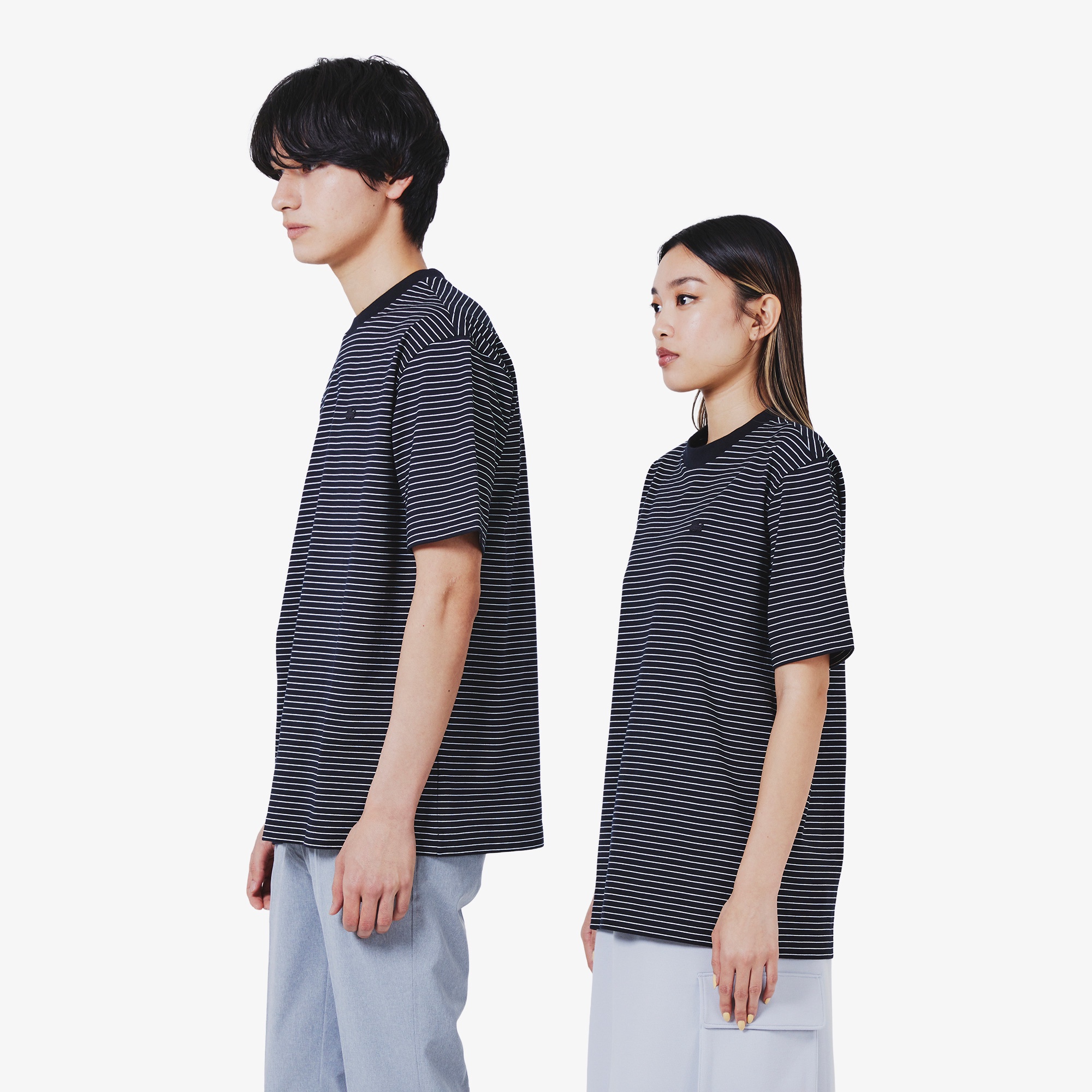 【オンライン限定】リラックスフィットボーダーTシャツ