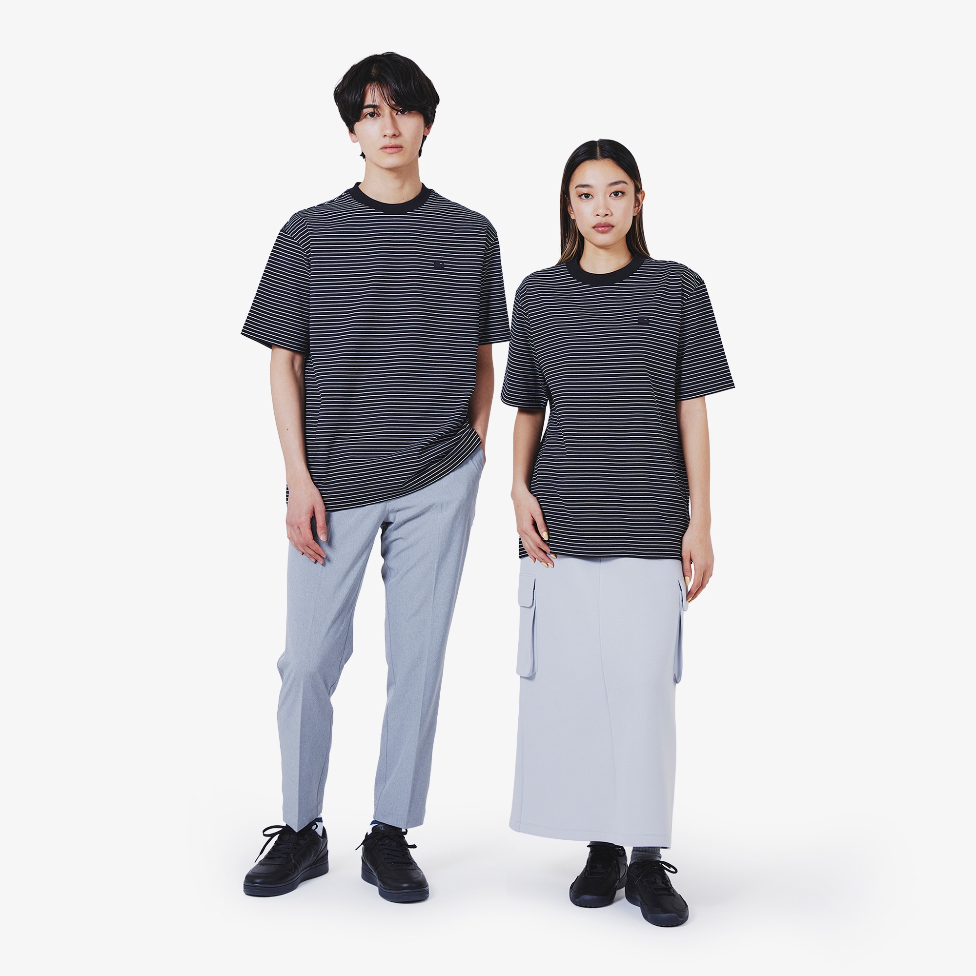 【オンライン限定】リラックスフィットボーダーTシャツ