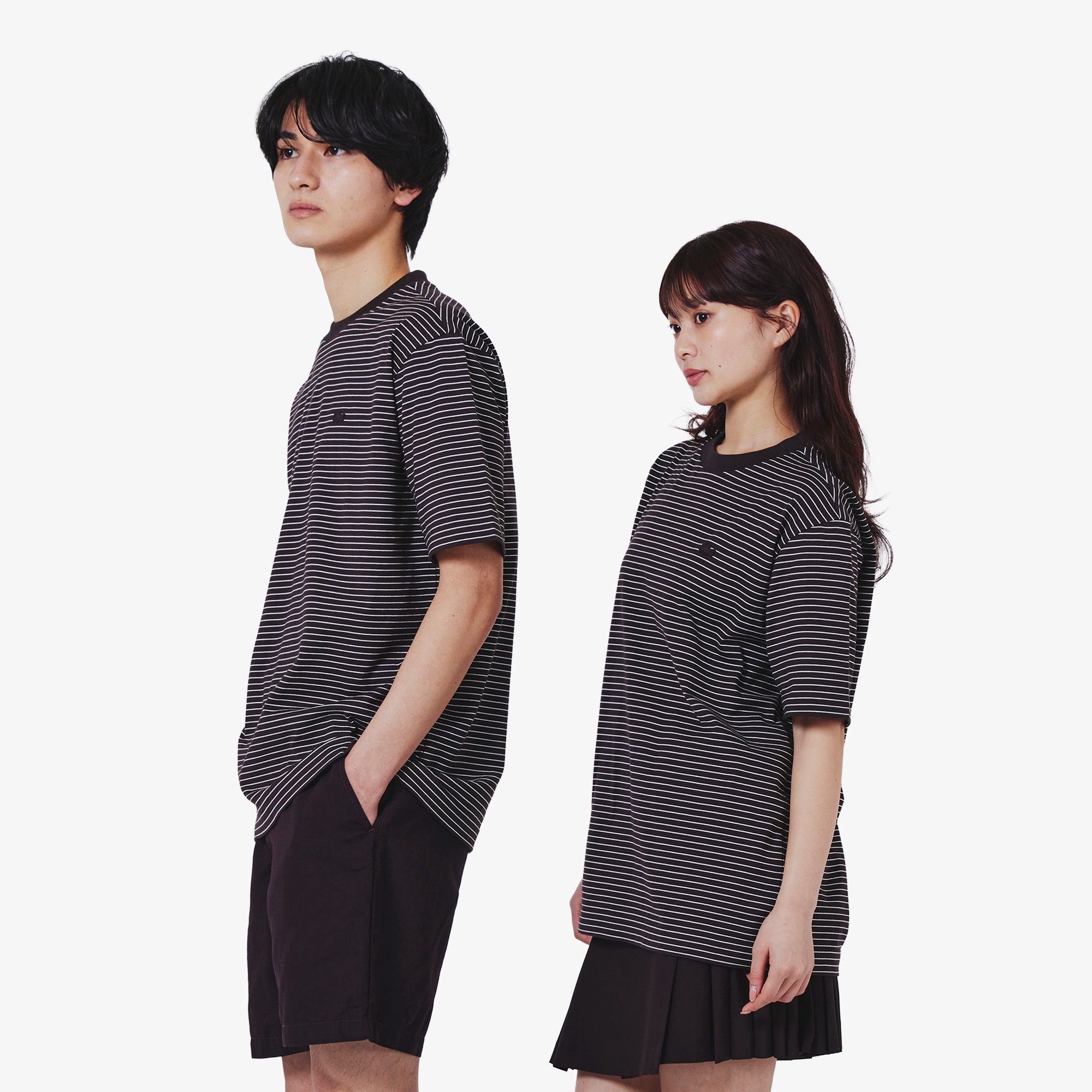 【オンライン限定】リラックスフィットボーダーTシャツ