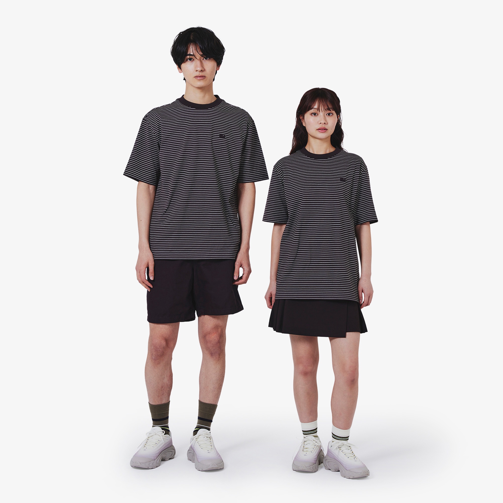【オンライン限定】リラックスフィットボーダーTシャツ