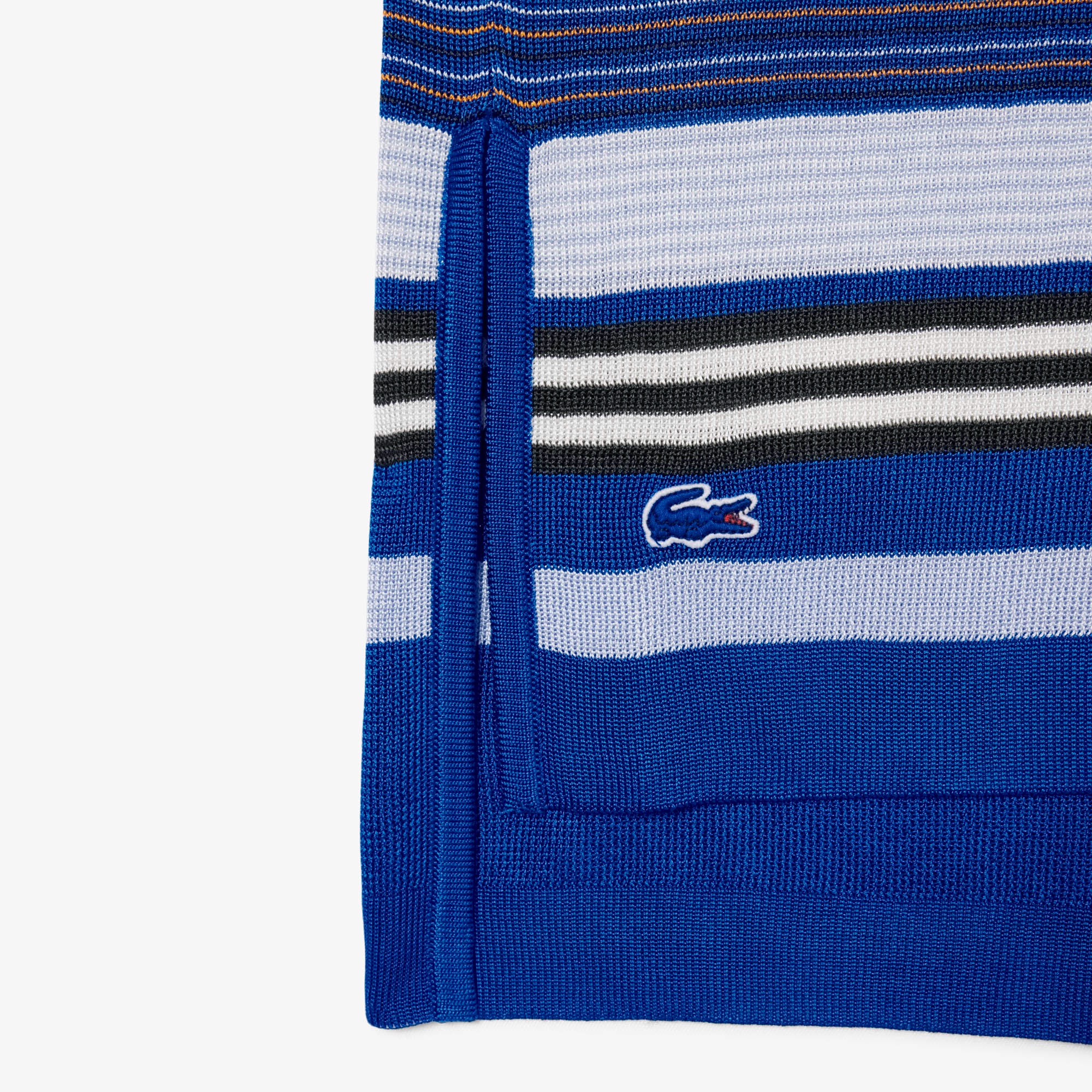 『SS26 Fashion Show』 マルチボーダーサテン鹿の子ポロシャツ