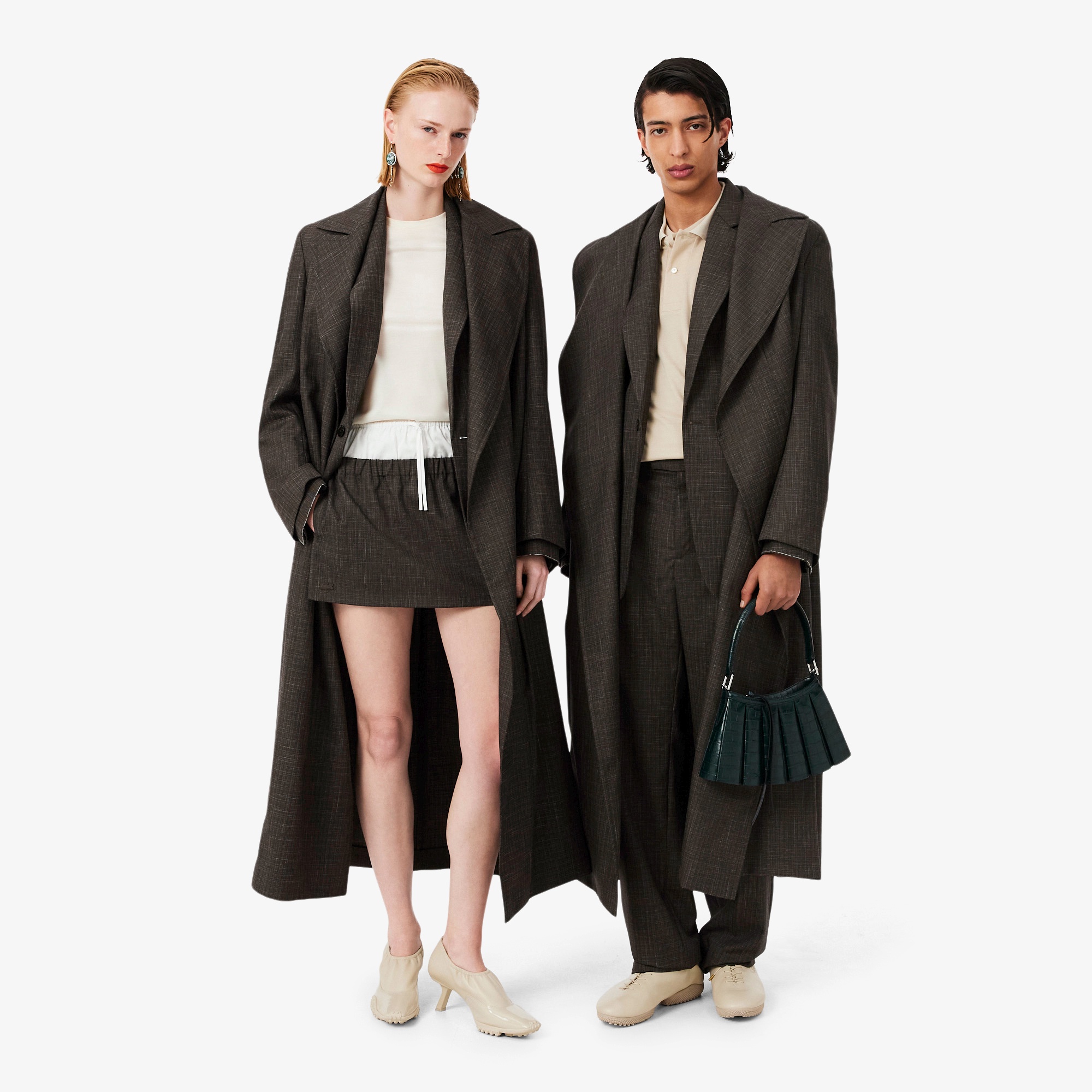 『SS26 Fashion Show』 ラップカラートレンチコート