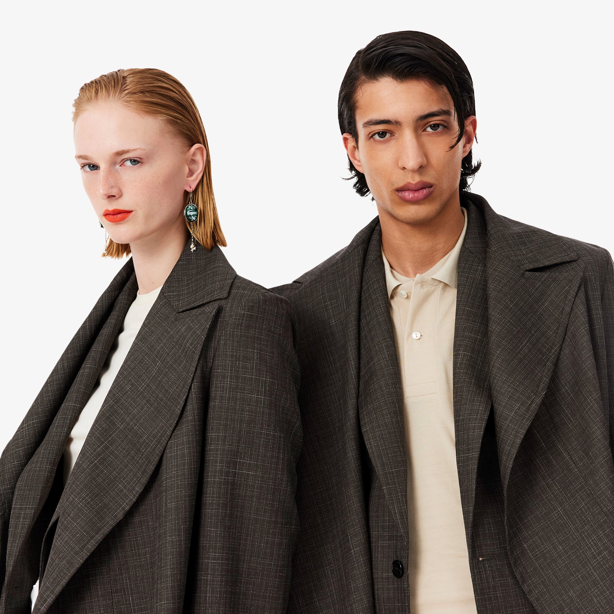 『SS26 Fashion Show』 ラップカラートレンチコート