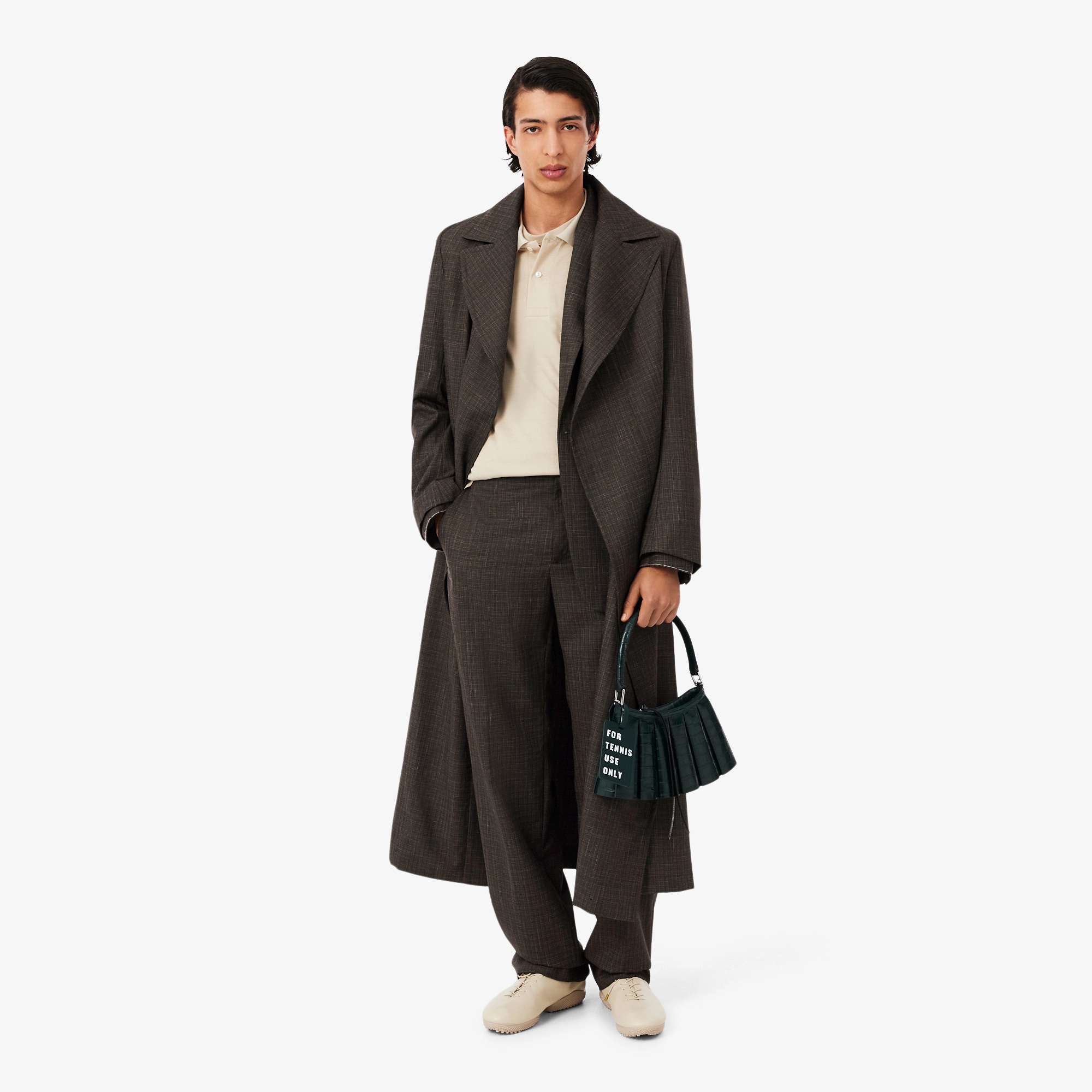 『SS26 Fashion Show』 ラップカラートレンチコート