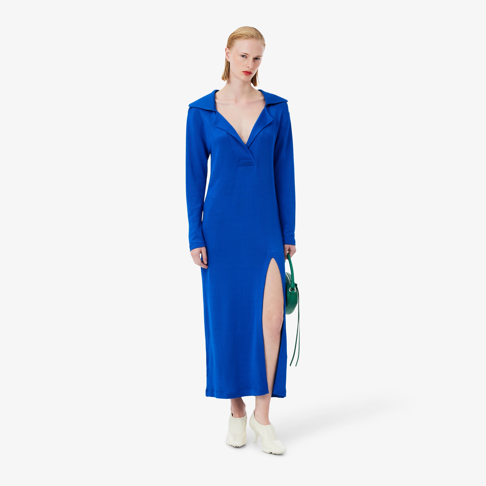 『SS26 Fashion Show』 ポロカラーマキシドレス